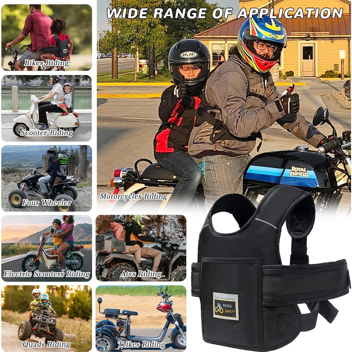 Arnés de Seguridad Infantil YISNDYA Ajustable Reflectante 3-12 Años