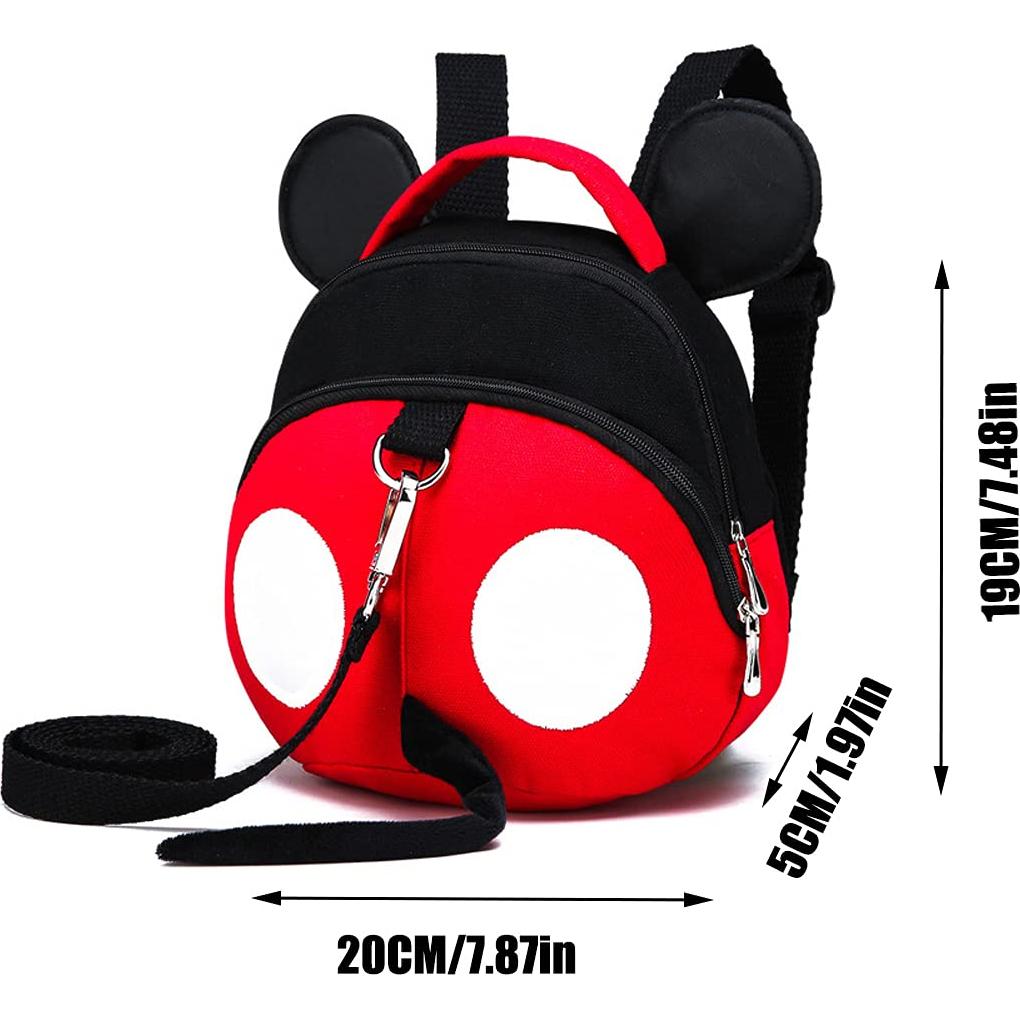 Arnés Antipérdida para Bebés Yimidear Rojo Algodón Ecológico