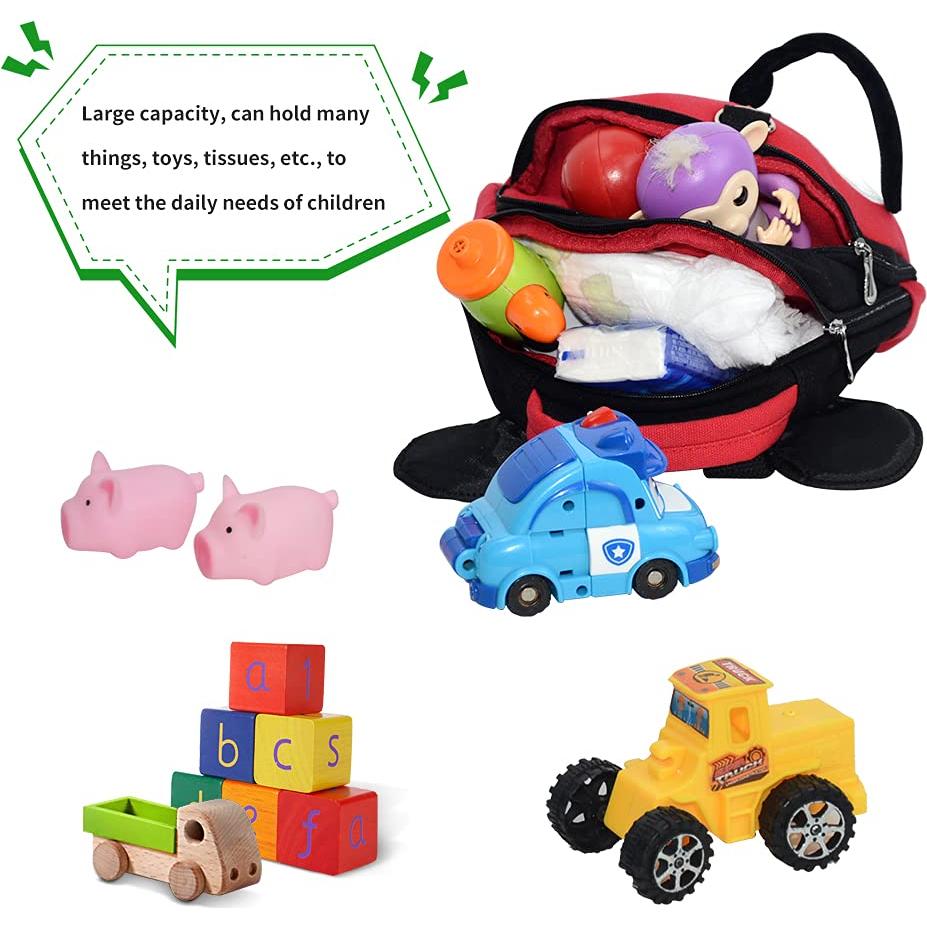 Arnés Antipérdida para Bebés Yimidear Rojo Algodón Ecológico