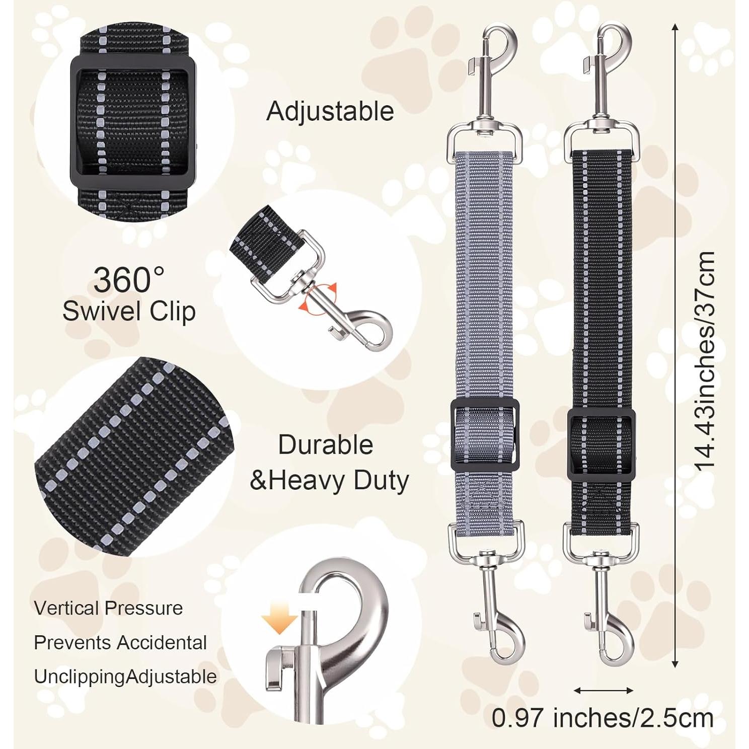 Clip de Seguridad para Collar de Perro ElevateTech 2Pcs Ajustable