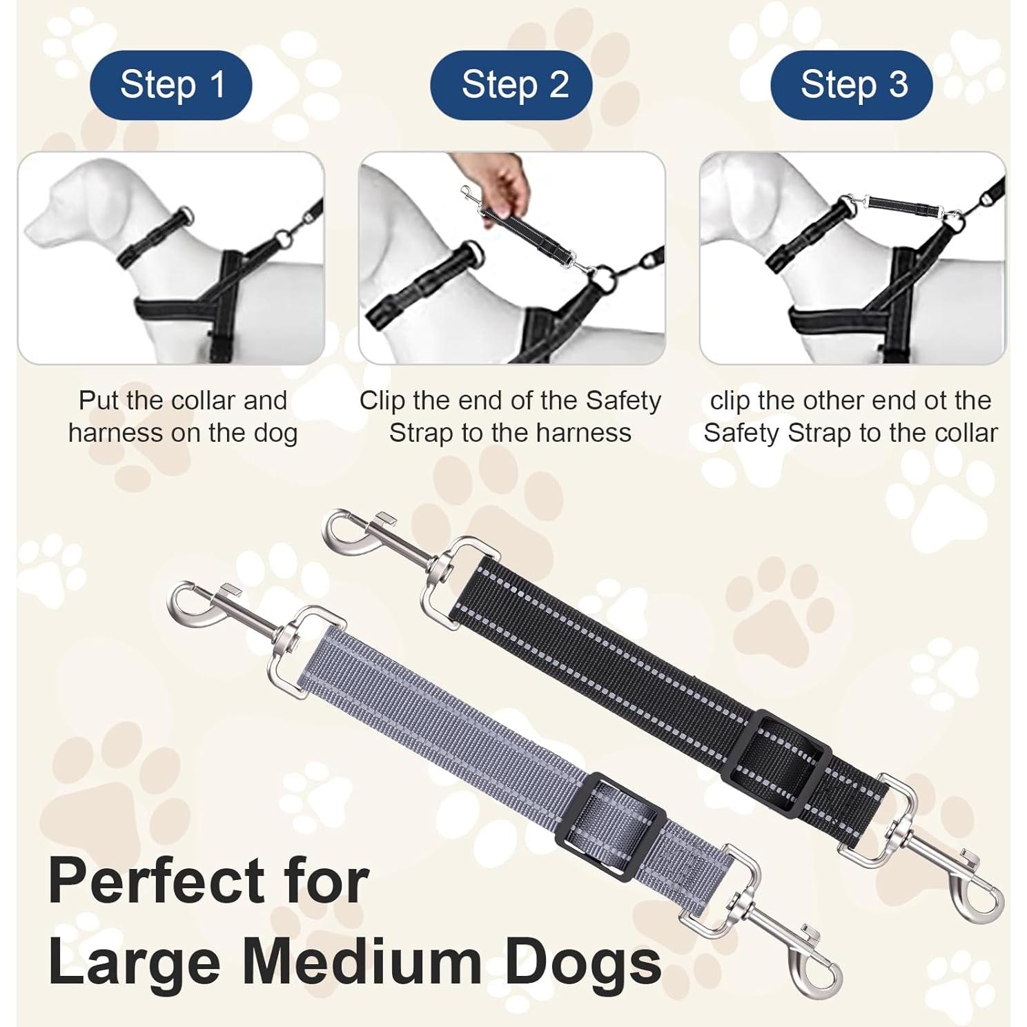 Clip de Seguridad para Collar de Perro ElevateTech 2Pcs Ajustable