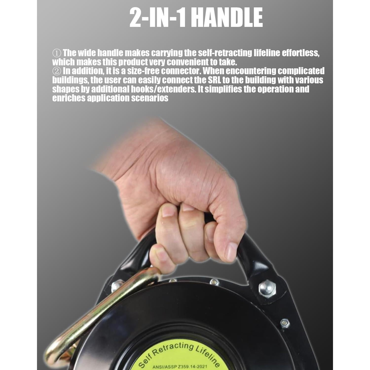 Absorbedor de Choque Shemior 15m Retráctil Seguridad