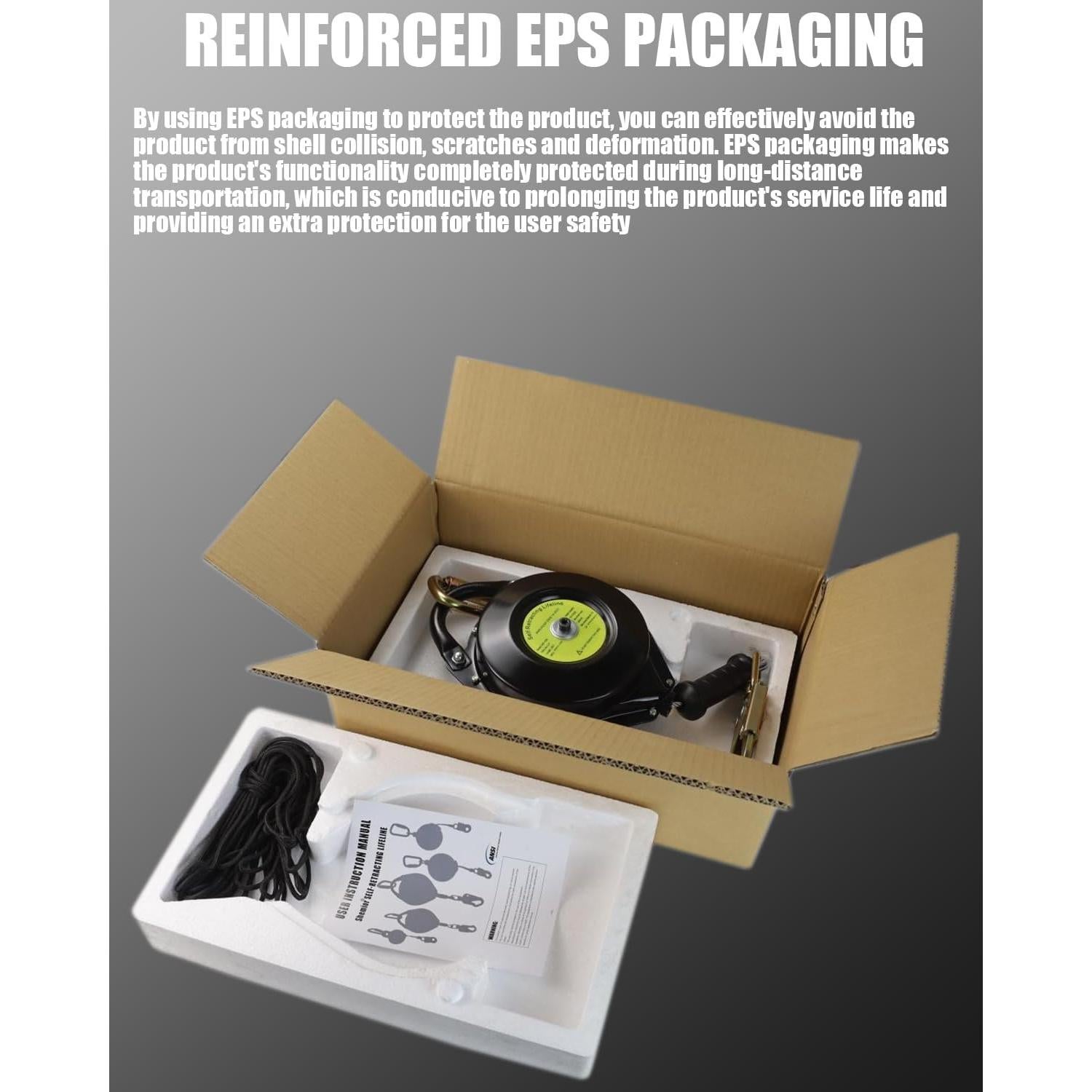 Absorbedor de Choque Shemior 15m Retráctil Seguridad