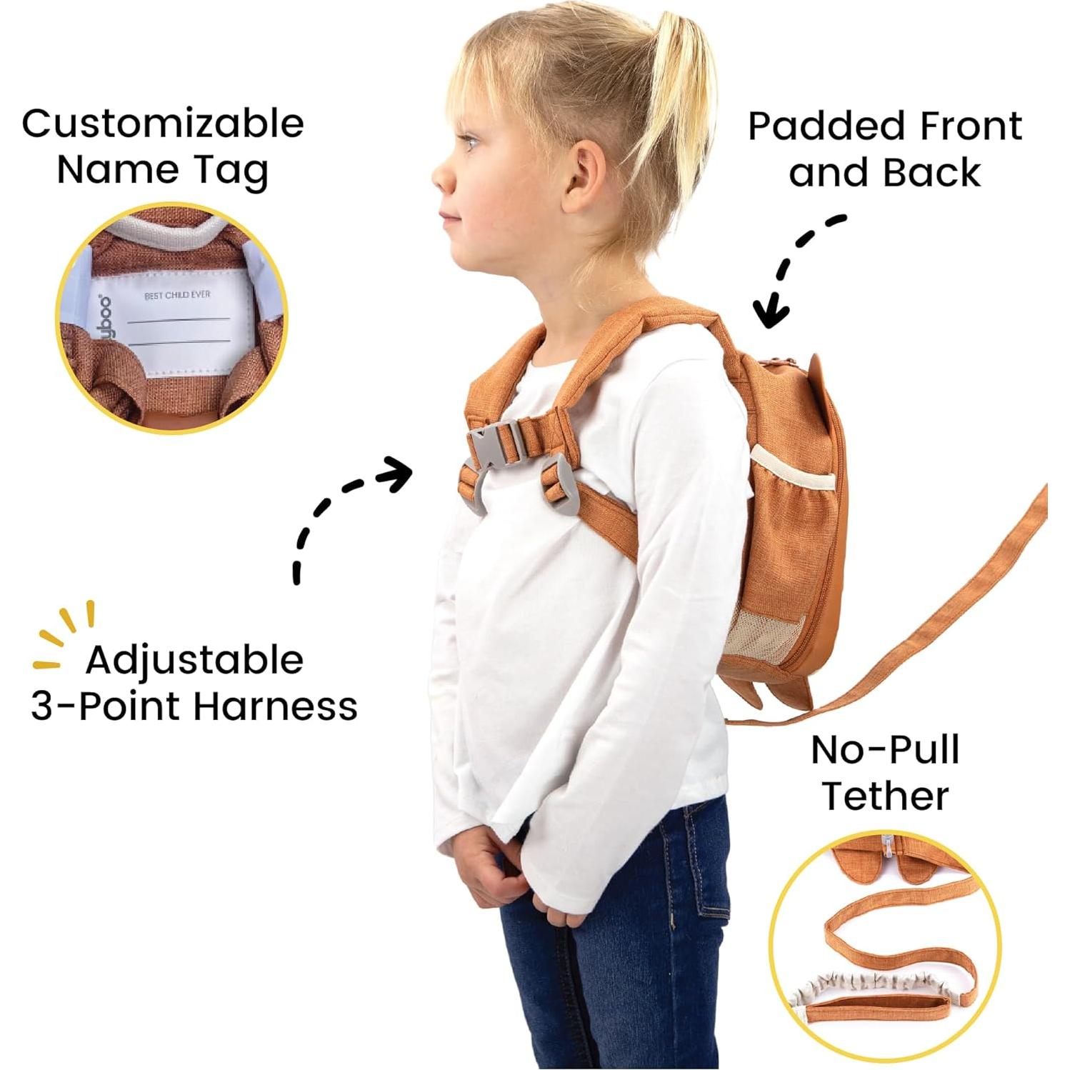 Mochila con Arnés Lulyboo para Niños 1-7 Años, 5 Bolsillos