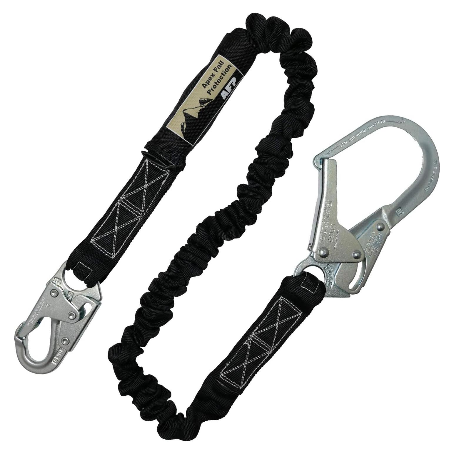 Cuerda de Seguridad AFP 1.83m con Absorción de Choque y Ganchos