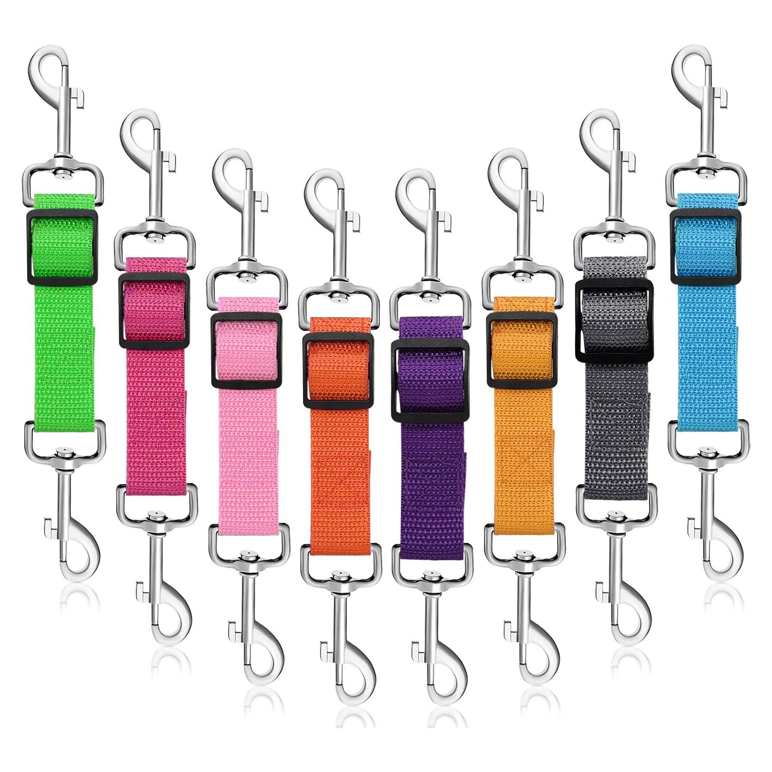 Clip de Collar de Perro Saintrygo 8 Piezas Ajustable Nylon