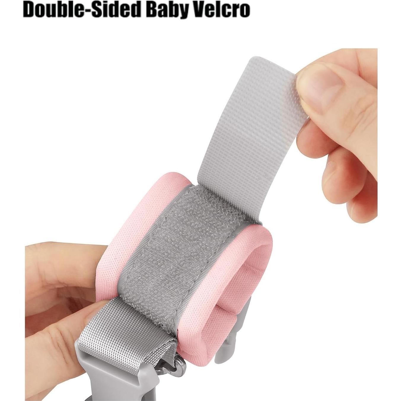 Enlace de Muñeca Antipérdida PandaEar para Niños - Rosa