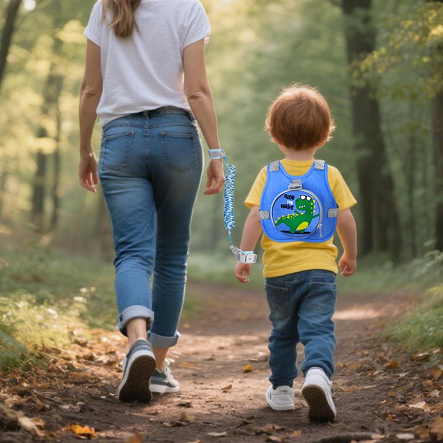 Arnés de Seguridad para Niños Accmor Tiranosaurio Rex Azul