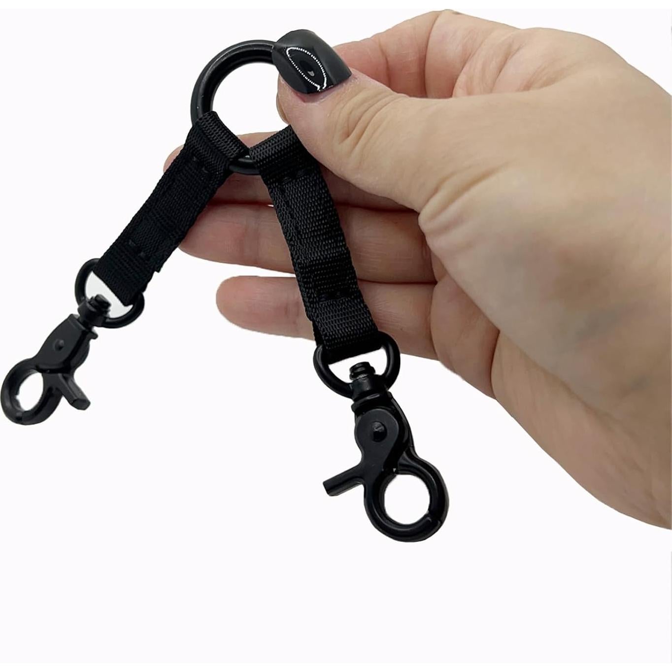Correa de perro doble clip Della Stella 0.54 m nylon