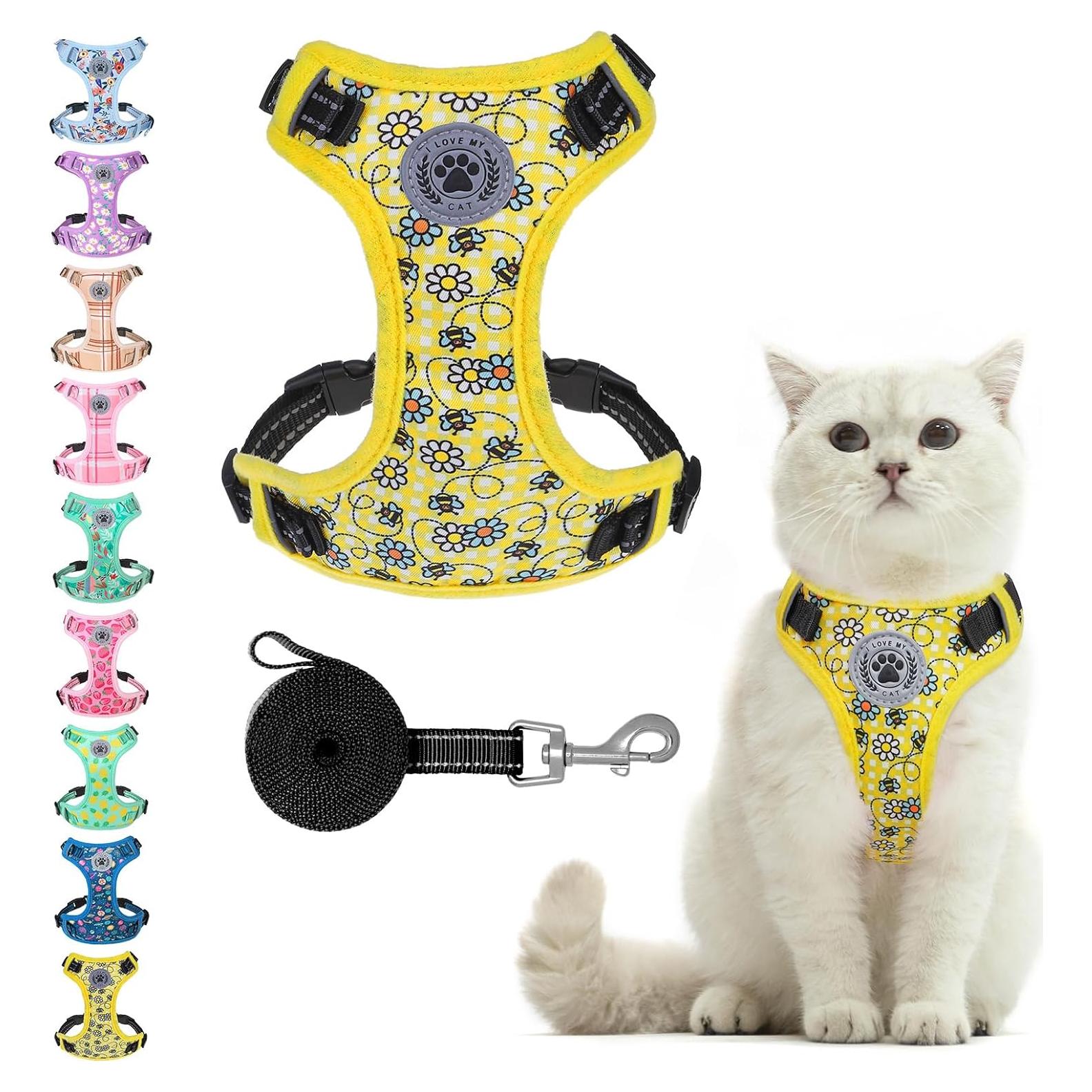 Arnés para Gato BEAUTYZOO con Correa Reflectante Ajustable