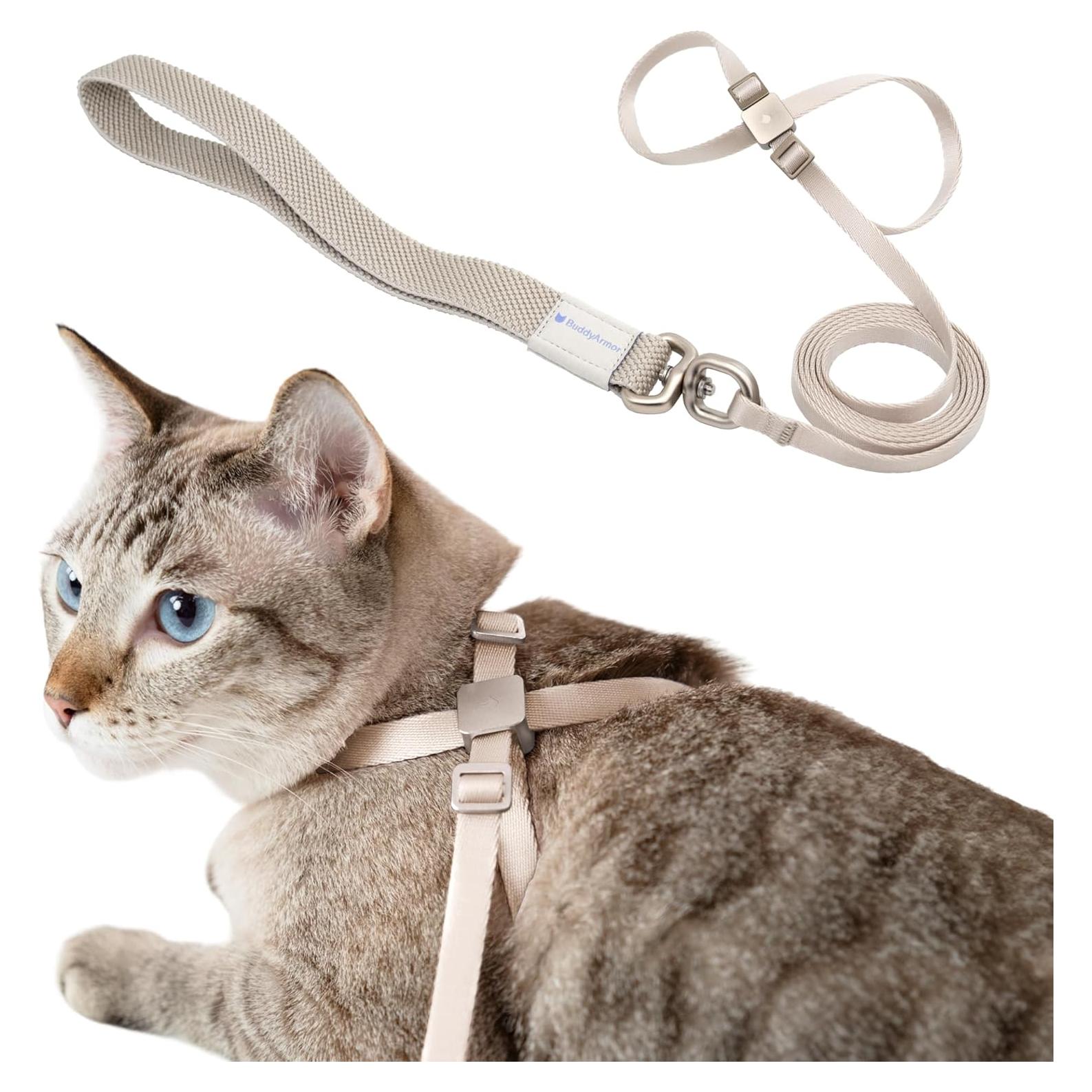 Arnés y Correa 2-en-1 BuddyArmor para Gatos y Perros Pequeños