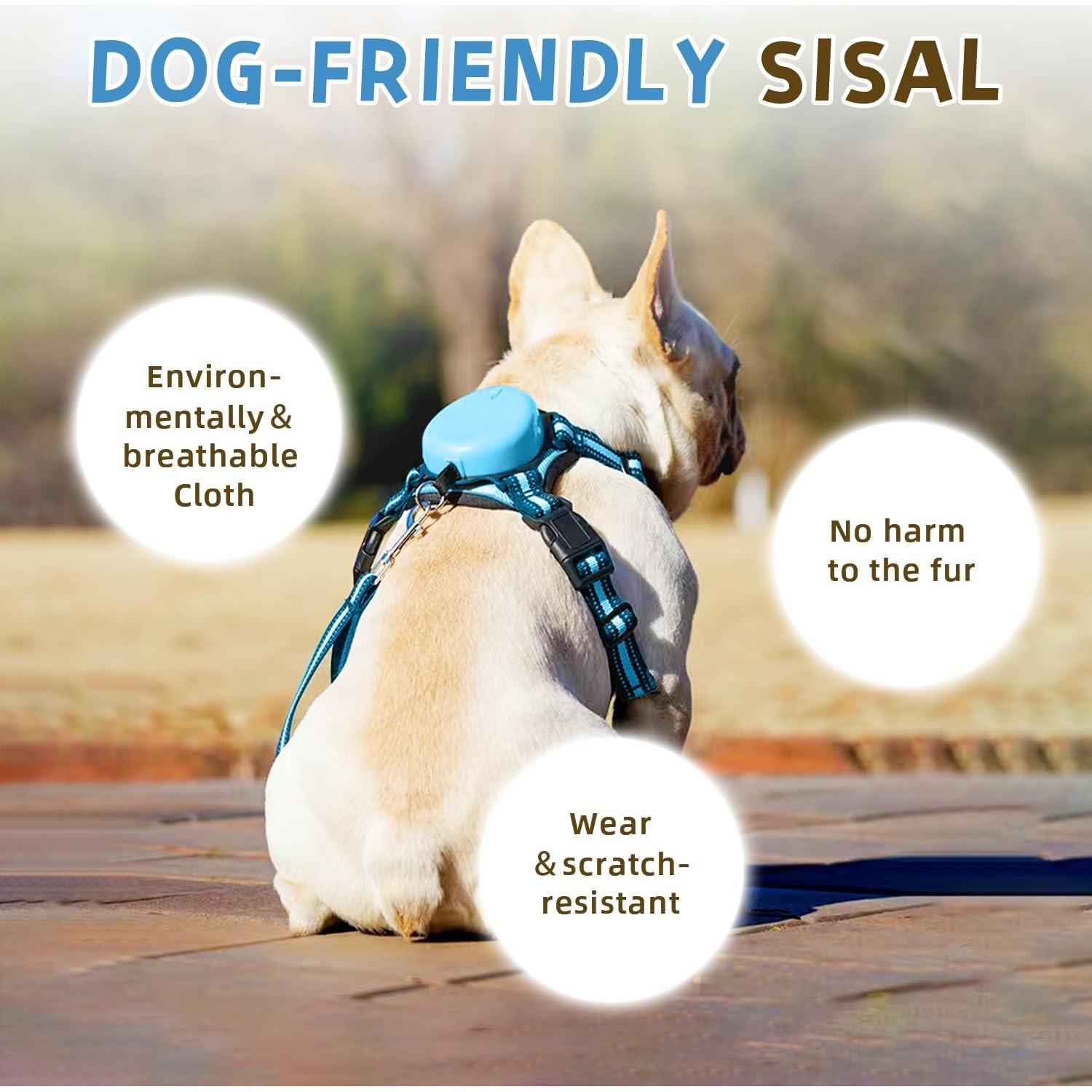 Conjunto Arnés y Correa Reflectante Maibu Pequeño Azul