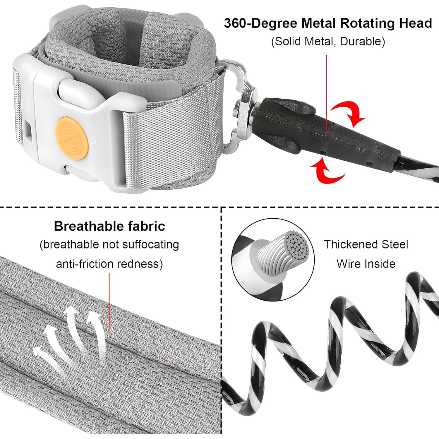 Correa Antipérdida para Niños Accmor 1.98m con Bloqueo Magnético