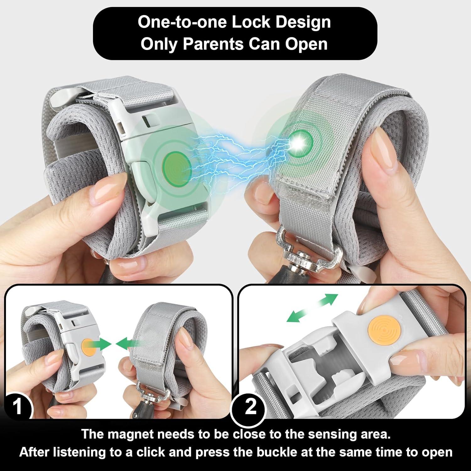 Correa Antipérdida para Niños Accmor 1.98m con Bloqueo Magnético