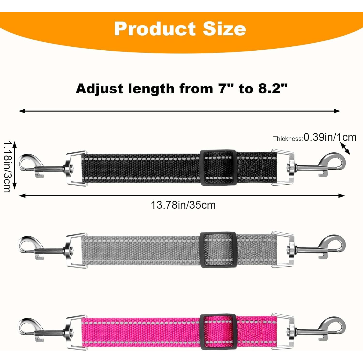 Clip de Seguridad para Collares de Perro Ptwola 3 Piezas Ajustable