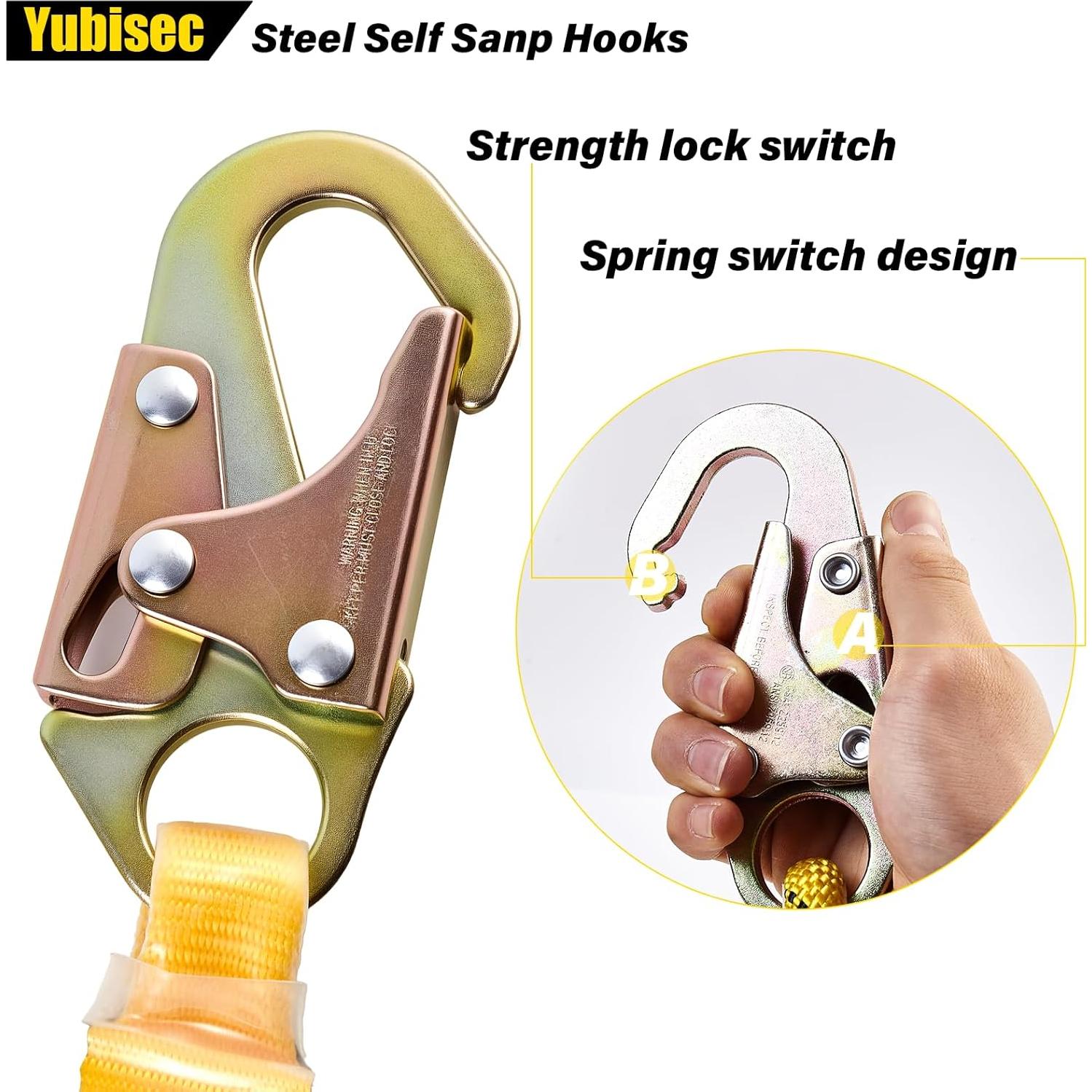 Arnés de Cuerda de Seguridad Yubisec 30m con Absorbedor de Choque