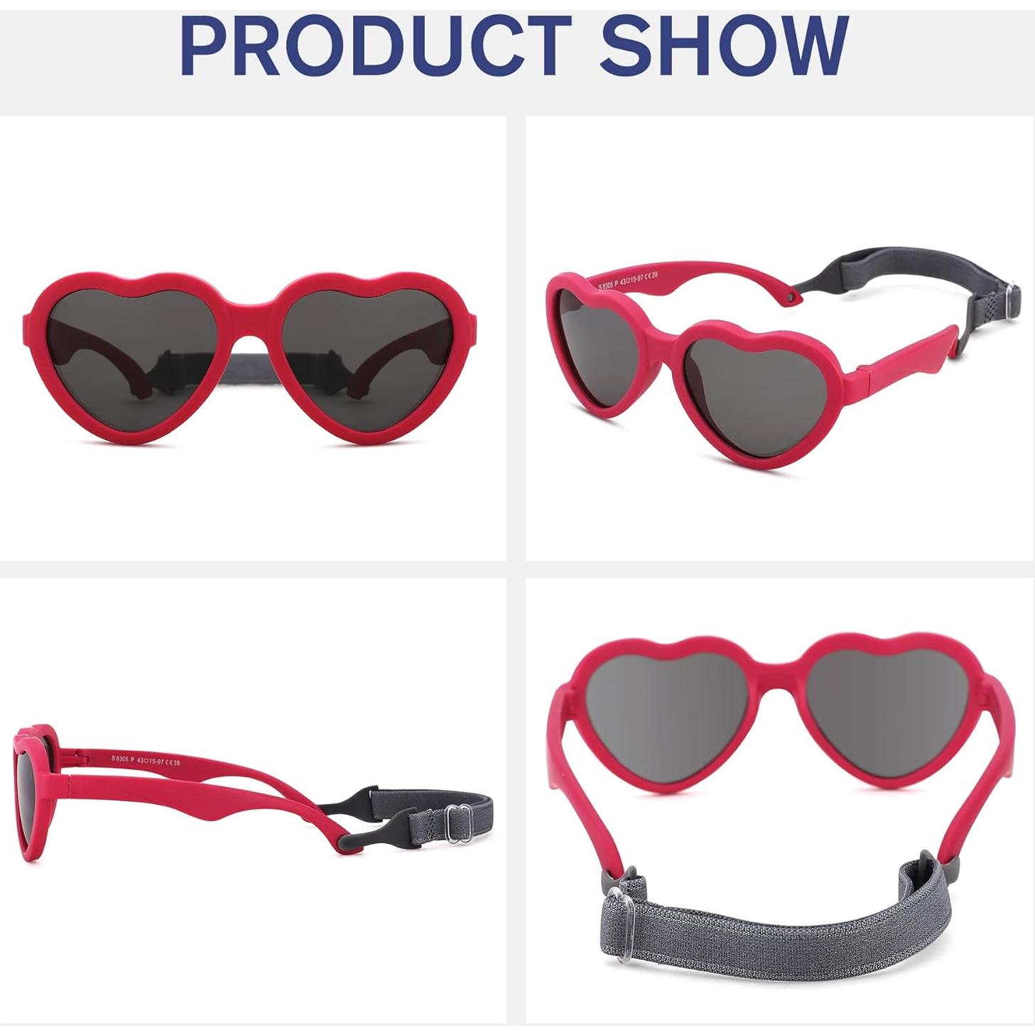 Gafas de sol polarizadas irrompibles para bebés 0-24 meses