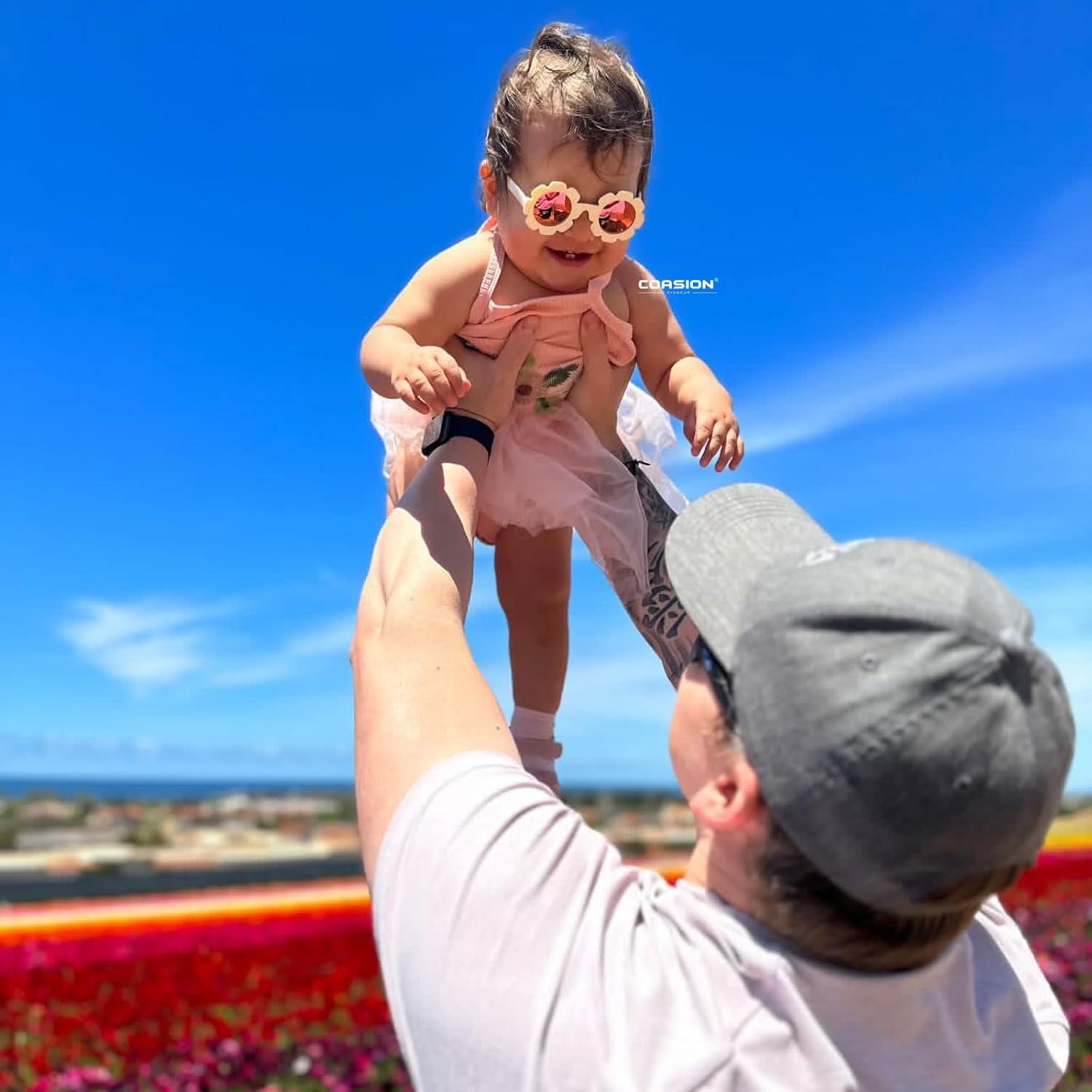 Gafas de Sol Polarizadas Flexibles COASION para Bebés 0-12 Meses
