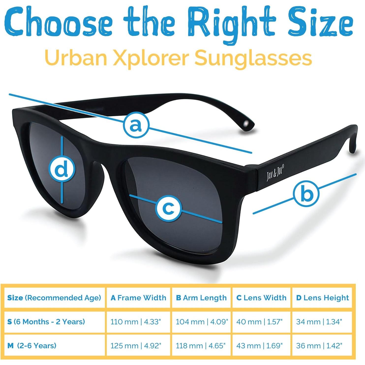 Gafas de sol Jan & Jul UV400 polarizadas para bebés 6m-2a