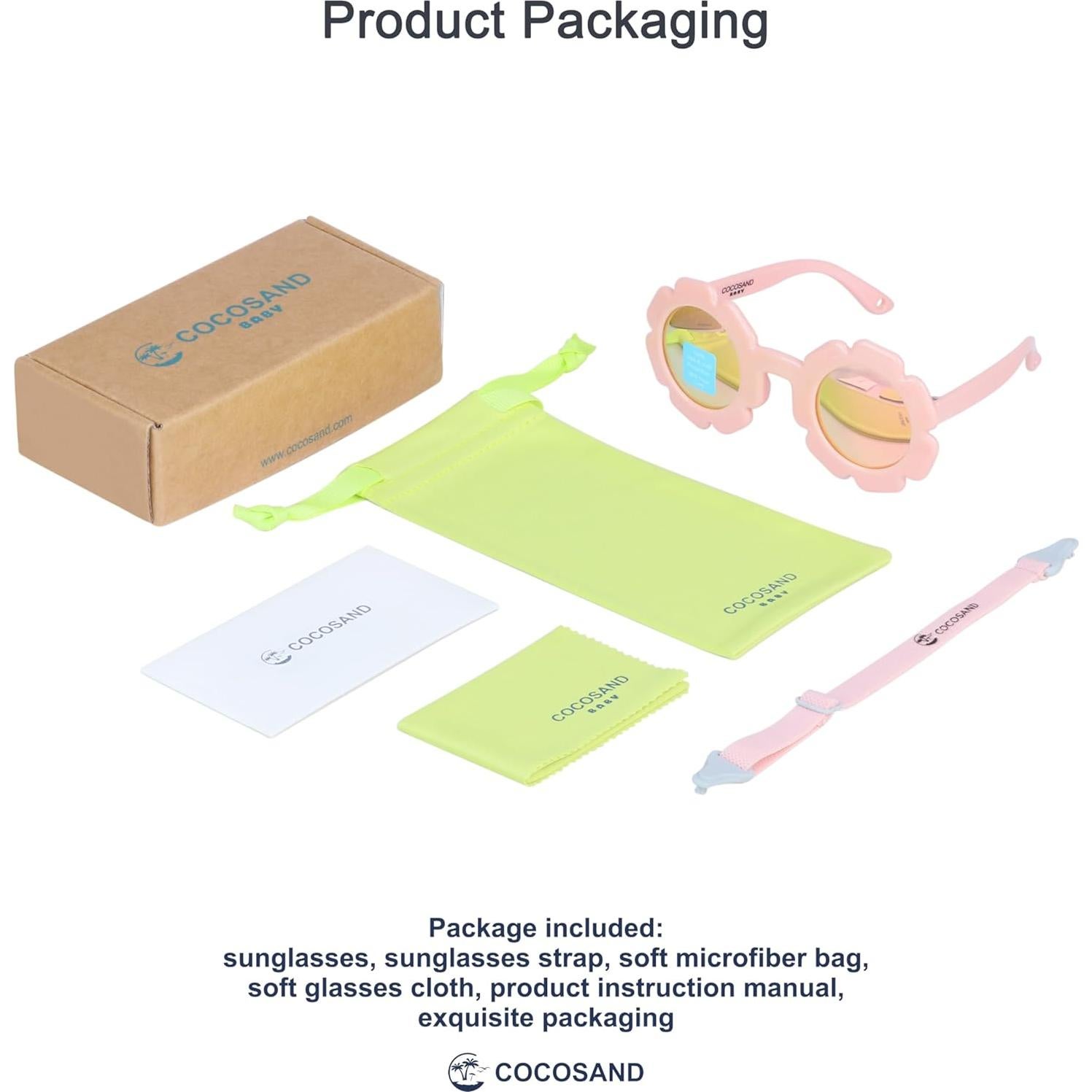 Gafas de sol COCOSAND para bebés 3-24 meses, polarizadas