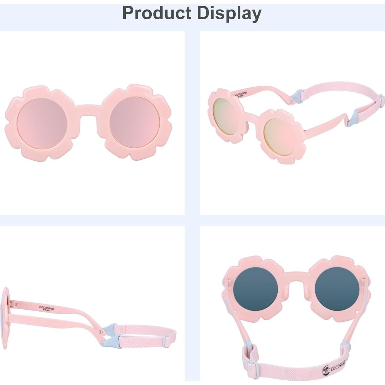 Gafas de sol COCOSAND para bebés 3-24 meses, polarizadas