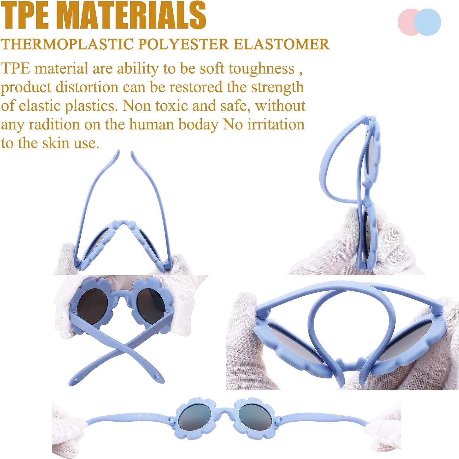 Gafas de sol polarizadas COASION para bebés 0-24 meses