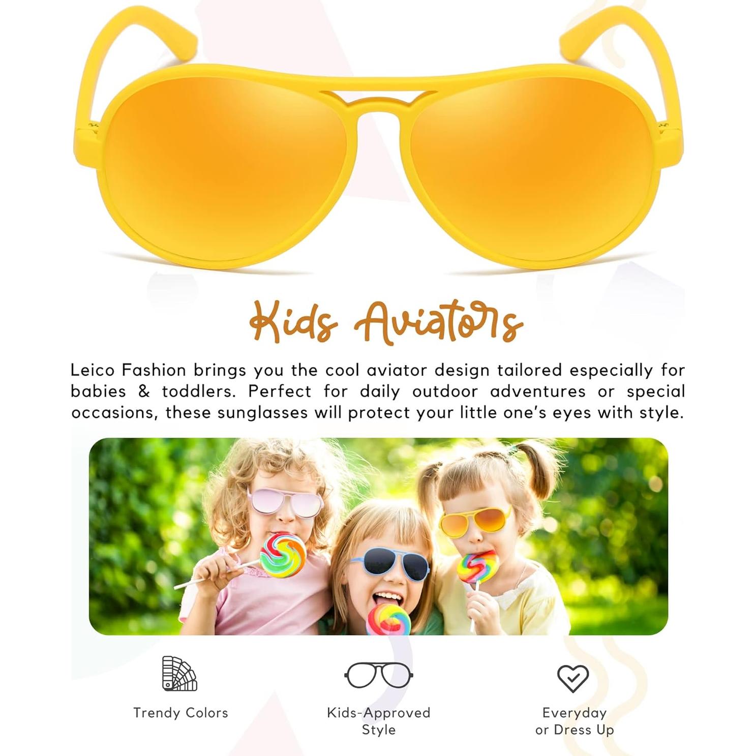 Gafas de sol irrompibles LEICO FASHION para bebés 0-4 años