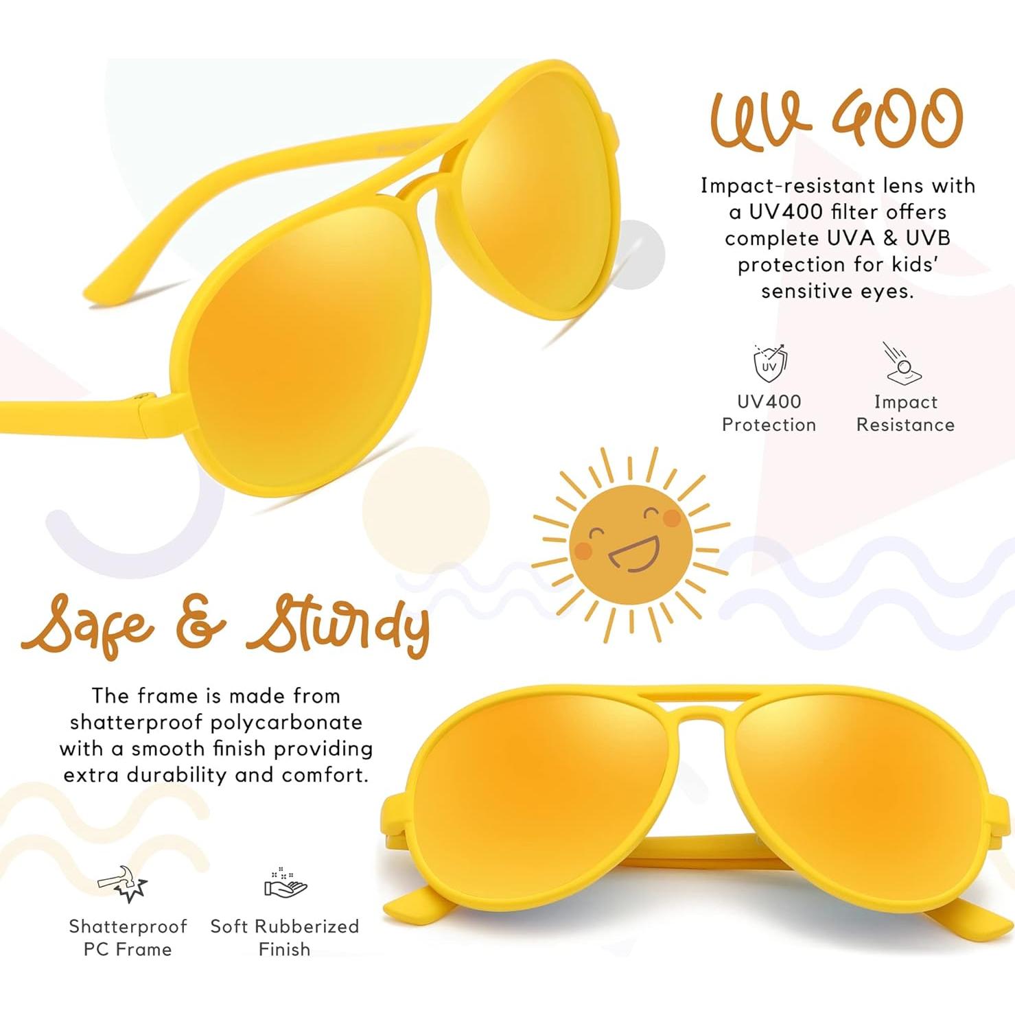 Gafas de sol irrompibles LEICO FASHION para bebés 0-4 años