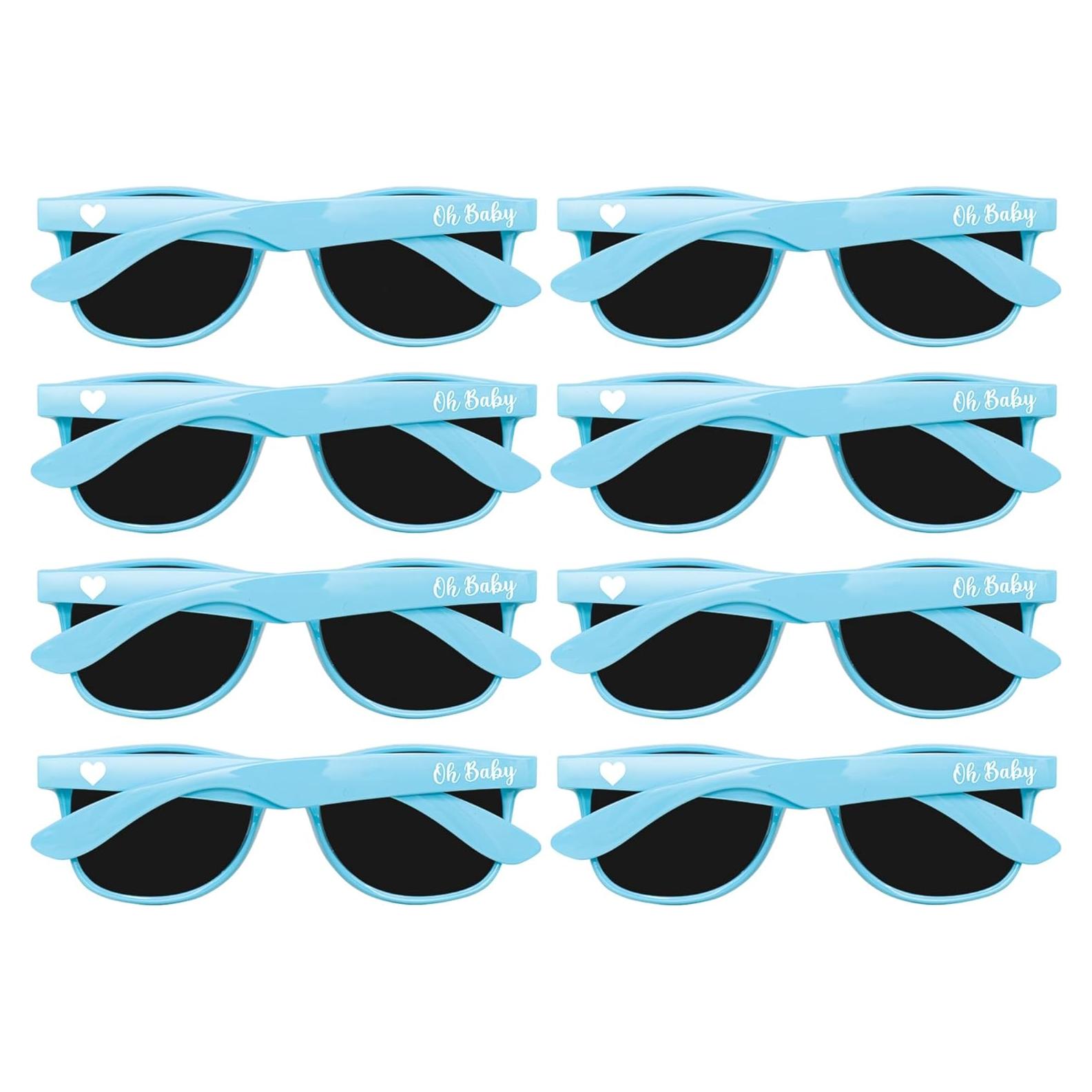 Gafas de Revelación de Género Cherub & Stork 8-Pack Azul