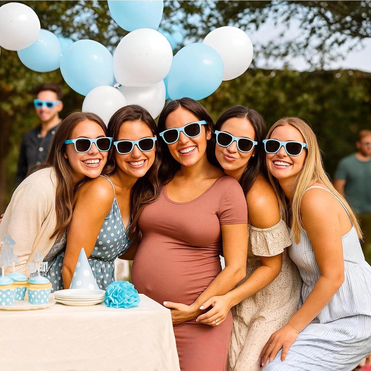 Gafas de Revelación de Género Cherub & Stork 8-Pack Azul