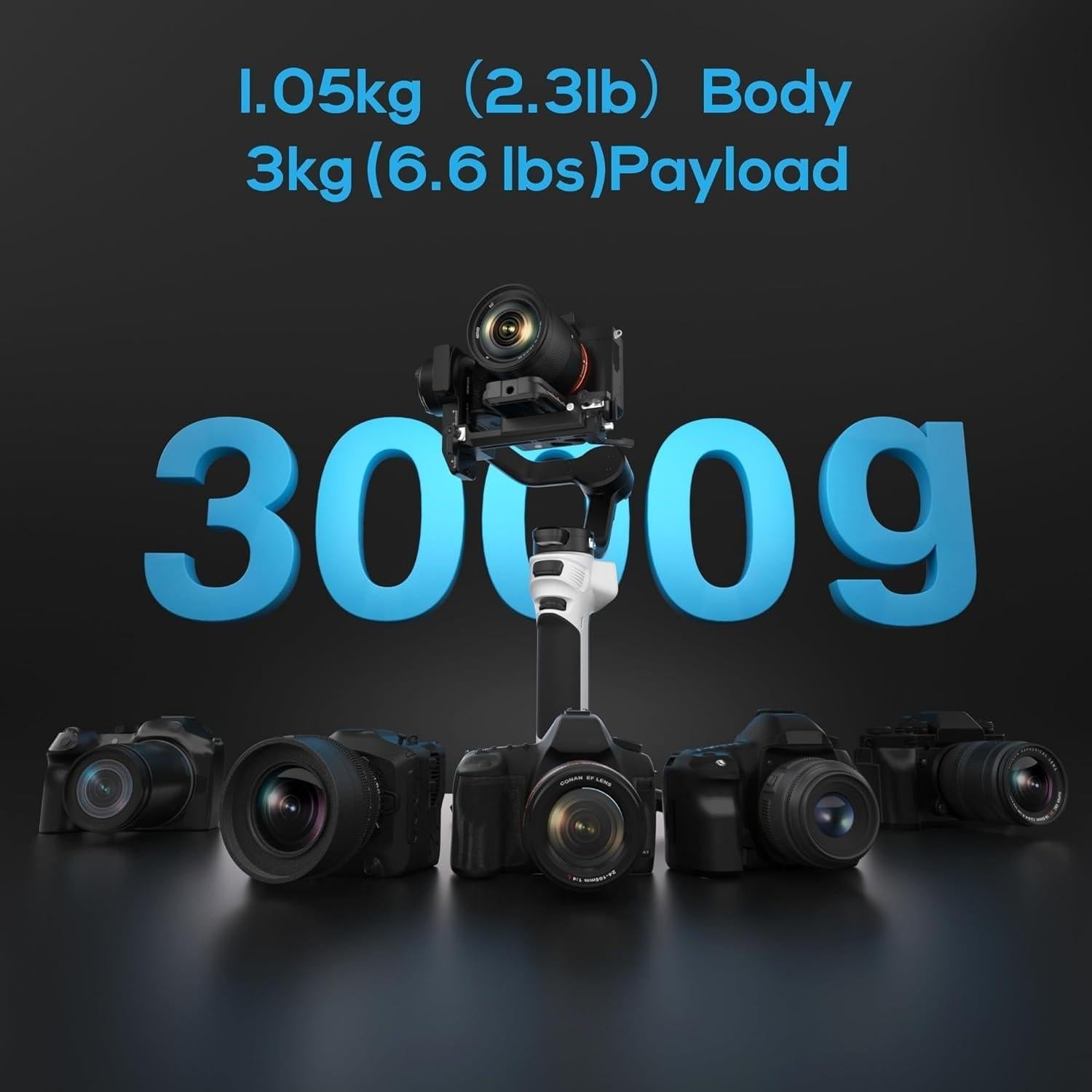 ZHIYUN CINEPEER Weebill 3E Estabilizador 3 Ejes 3 kg