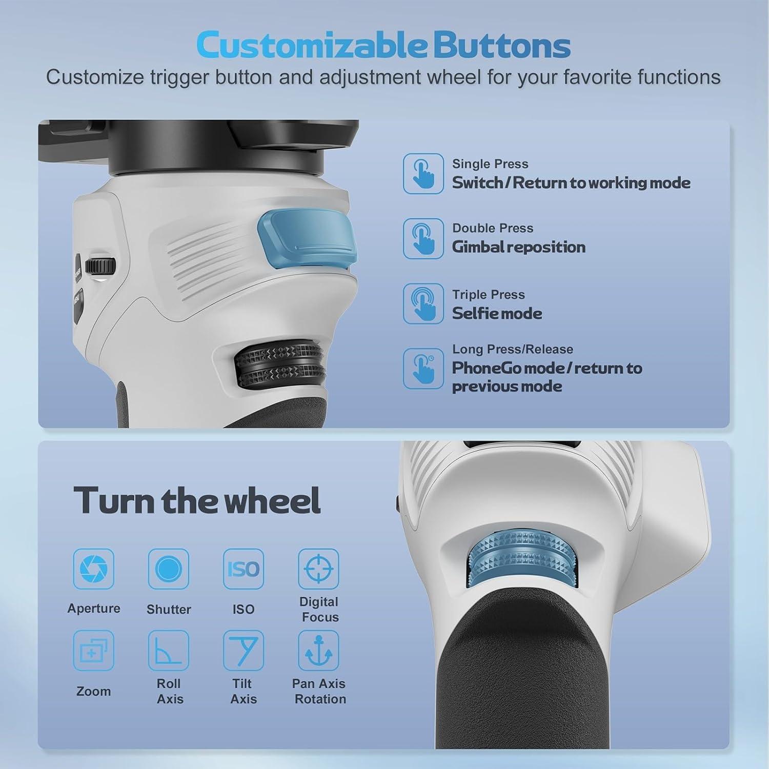 ZHIYUN CINEPEER Weebill 3E Estabilizador 3 Ejes 3 kg