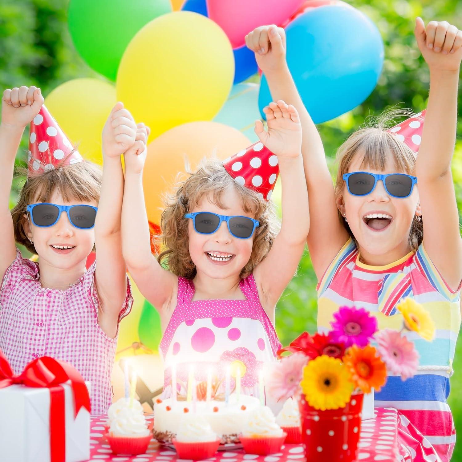 Gafas de Sol Morcheiong 12 Pack Protección UV400 Azul Claro