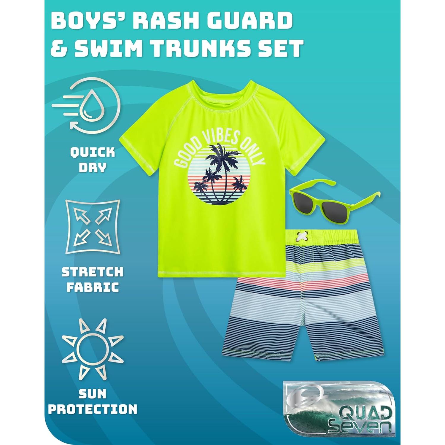 Conjunto de baño Quad Seven para bebés - 3 piezas, 12M-7