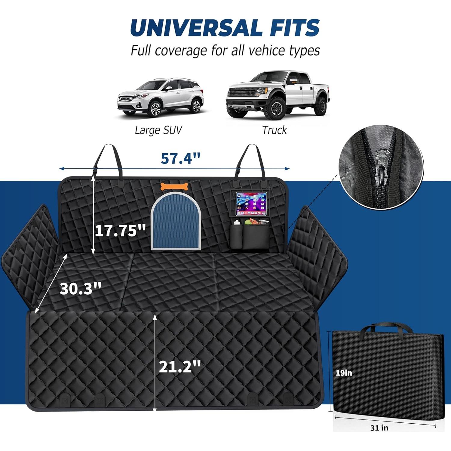 Funda de Asiento para Perros Bwakd XXL 100% Impermeable