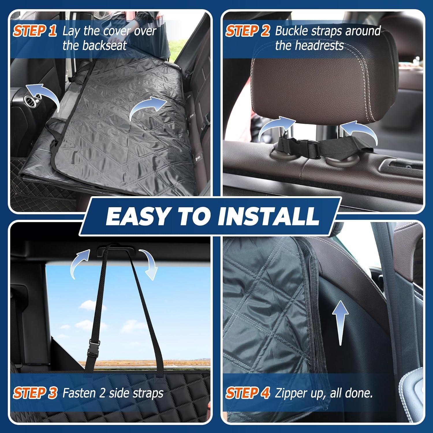 Funda de Asiento para Perros Bwakd XXL 100% Impermeable