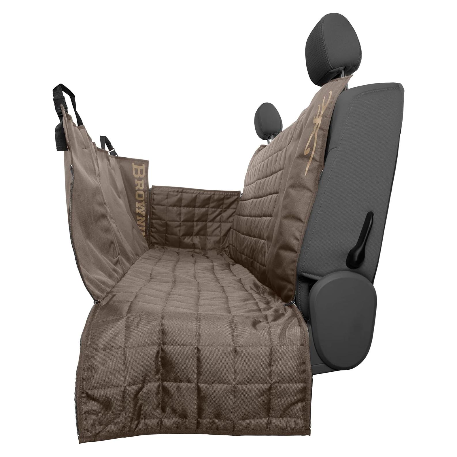Funda de Hamaca para Mascotas Browning Asiento Trasero Caqui