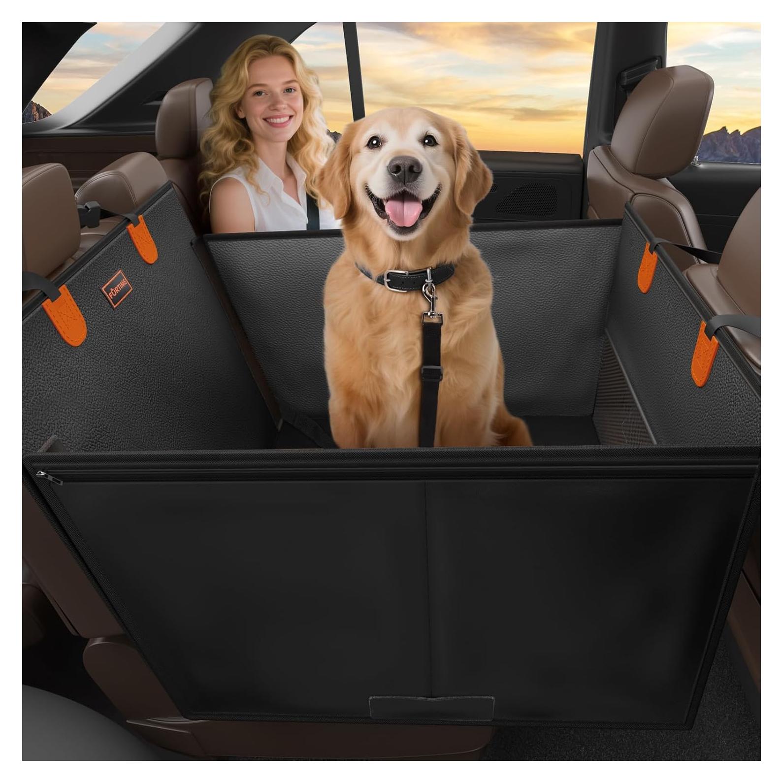 Asiento de Coche para Perros FURTIME Grande Impermeable