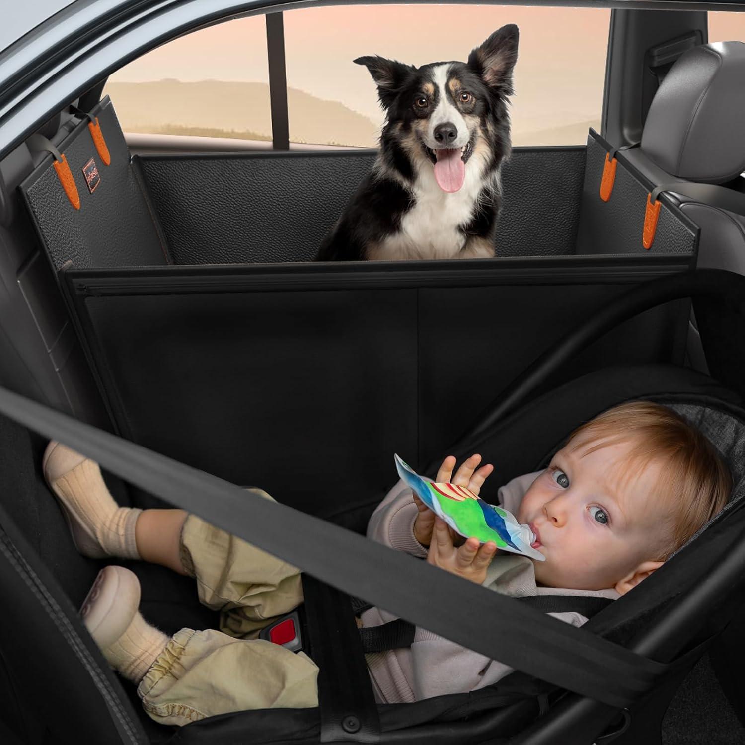 Asiento de Coche para Perros FURTIME Grande Impermeable