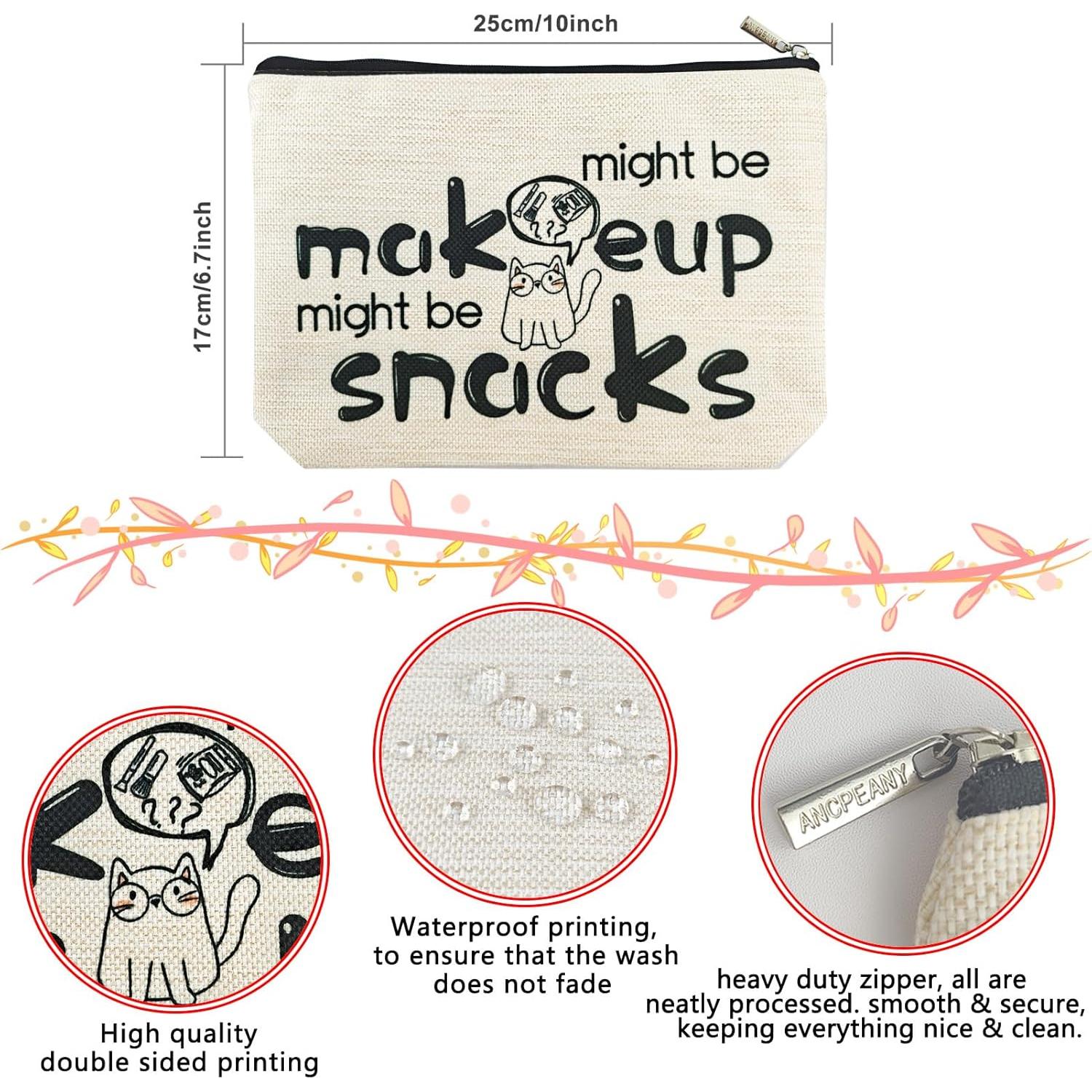 Bolsa Reutilizable para Snacks y Maquillaje ANCPeany 25.4x17.8cm