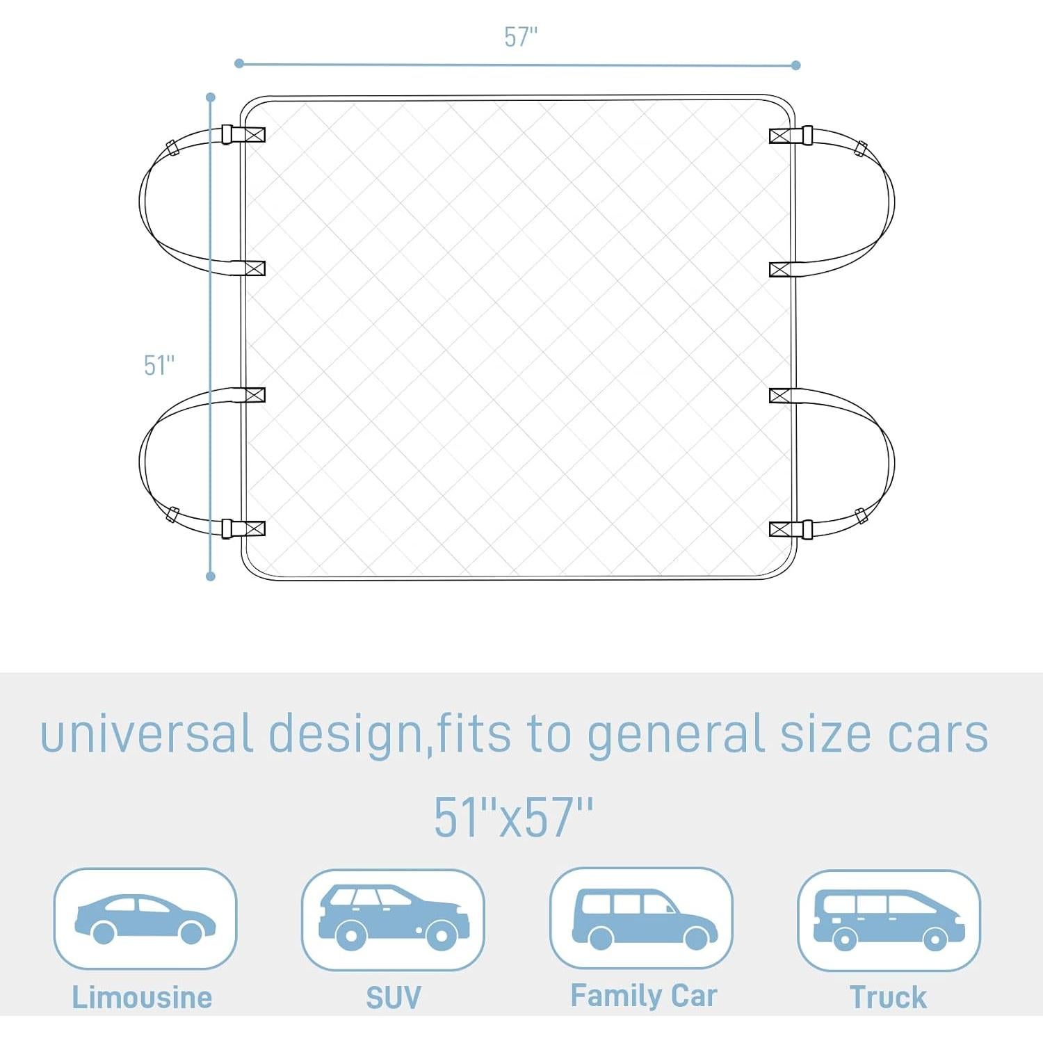 Funda de Asiento para Perros DMS PROTECTOR Universal Negra