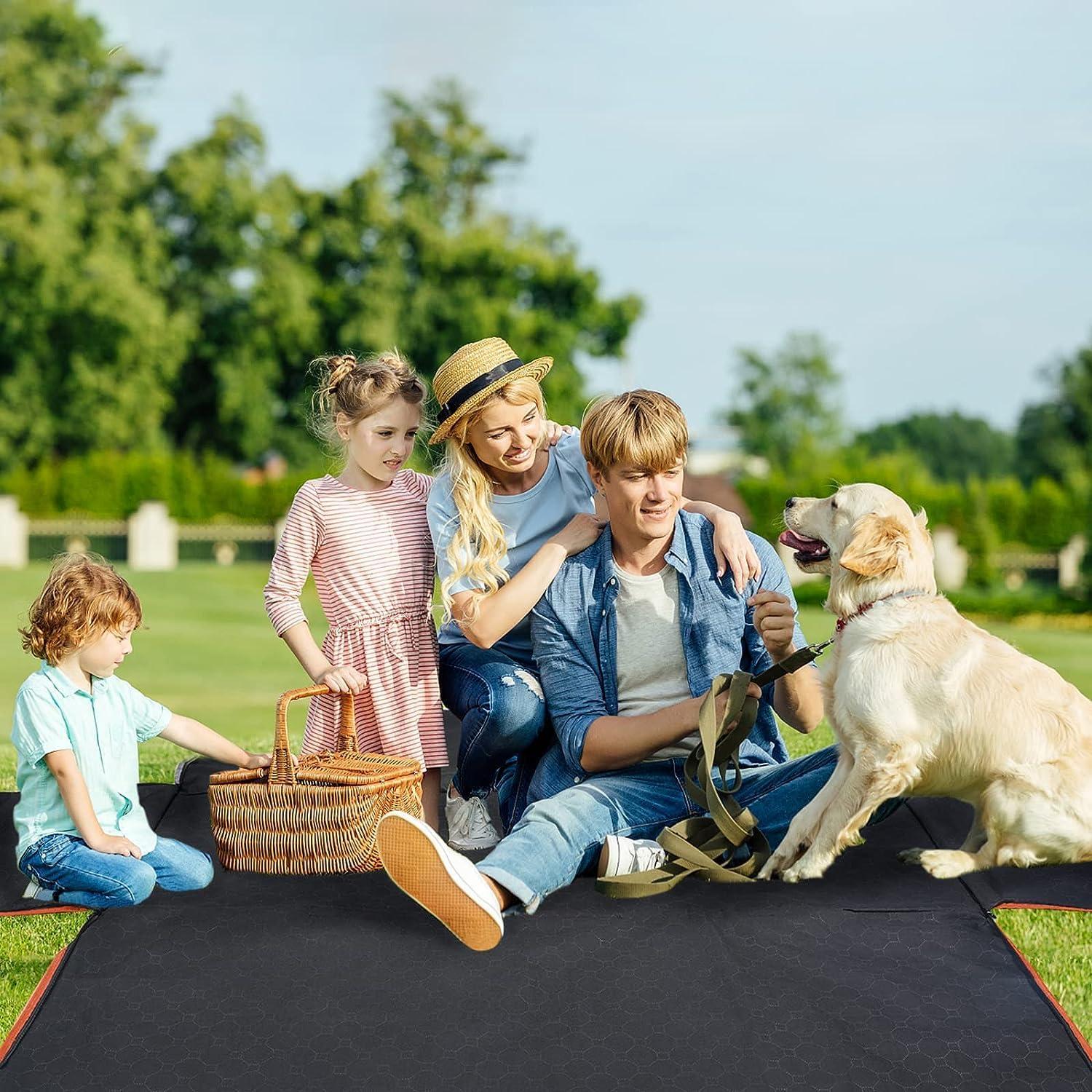 Funda de Asiento para Perros Mancro Naranja 600D Resistente al Agua