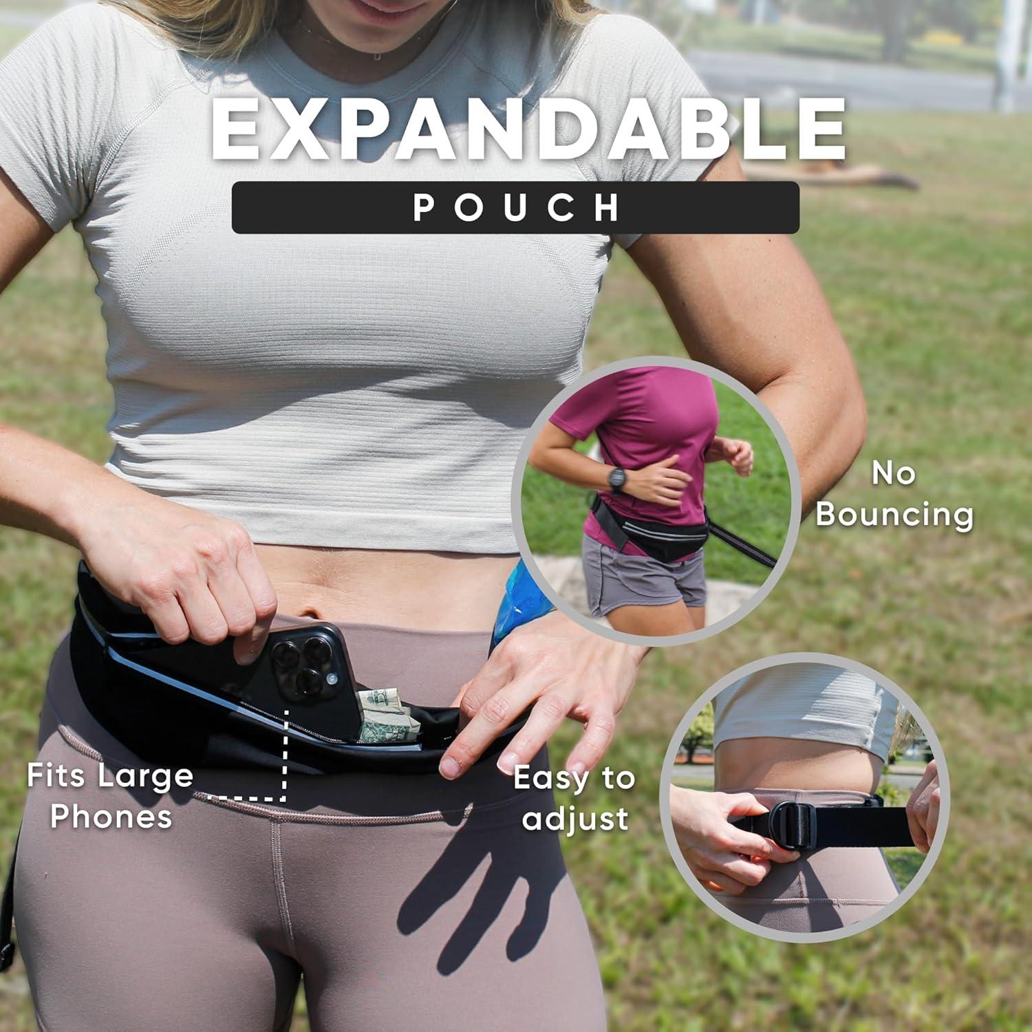 Correa Manos Libres para Perros BOND con Cinturón y Riñonera