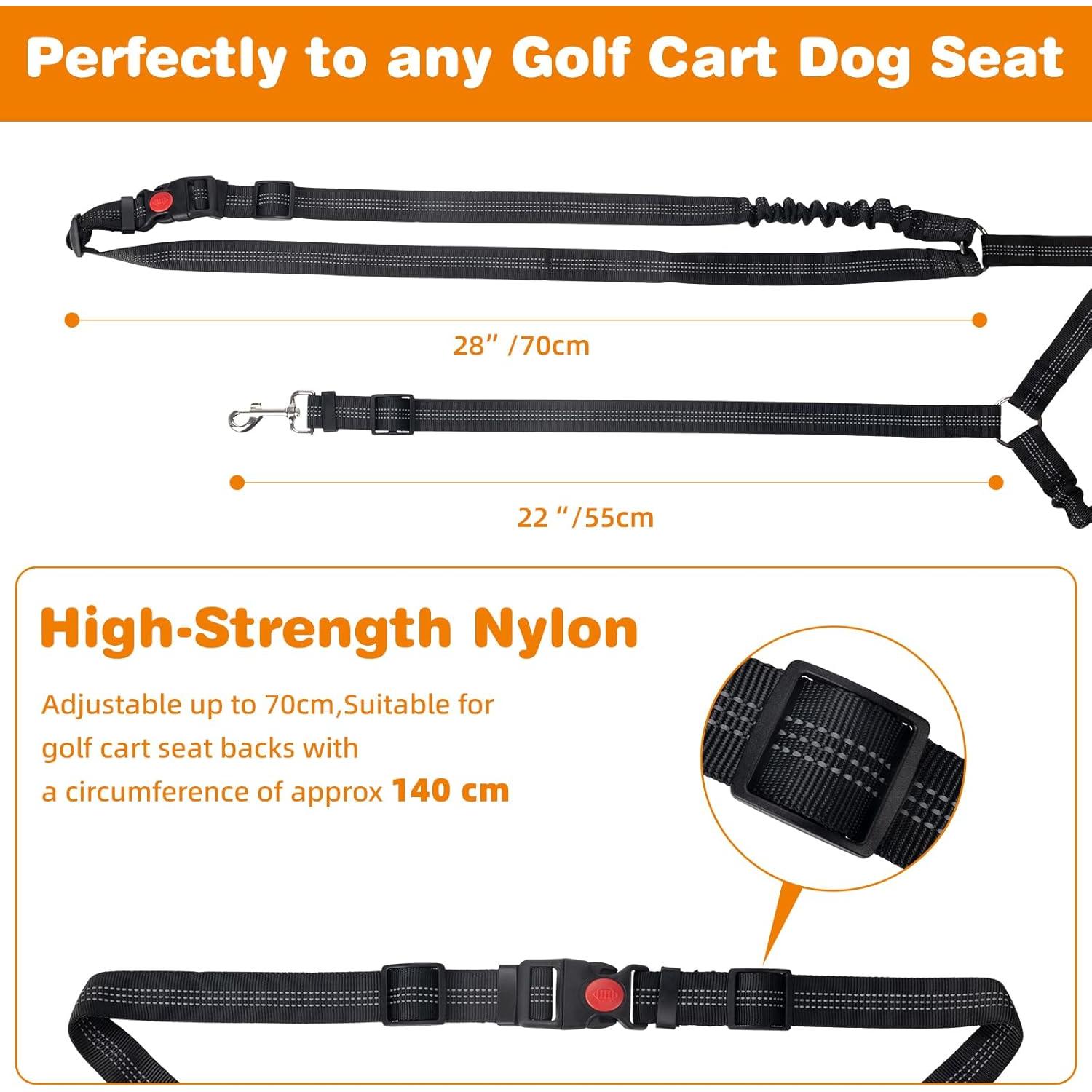 Cinturón de Asiento para Perros Zhizaiql para Carro de Golf