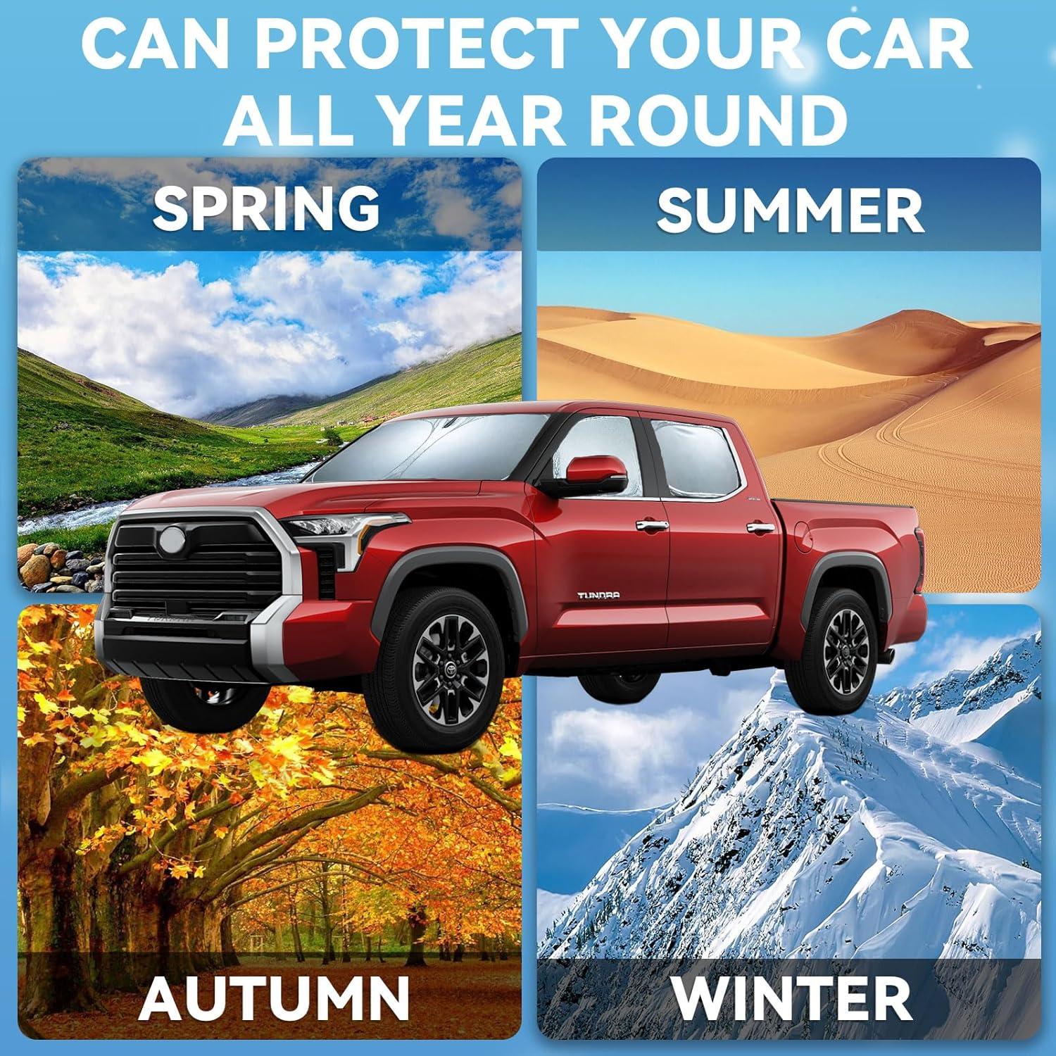 Sombrillas para Parabrisas ZOIBV 8 PCS para Toyota RAV4 2019-2025