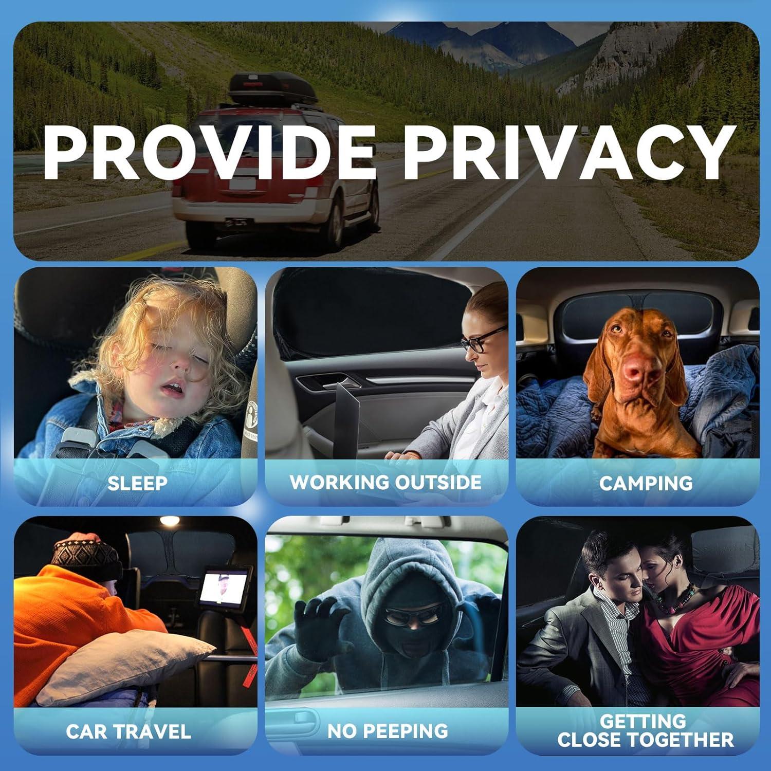 Sombrillas para Parabrisas ZOIBV 8 PCS para Toyota RAV4 2019-2025