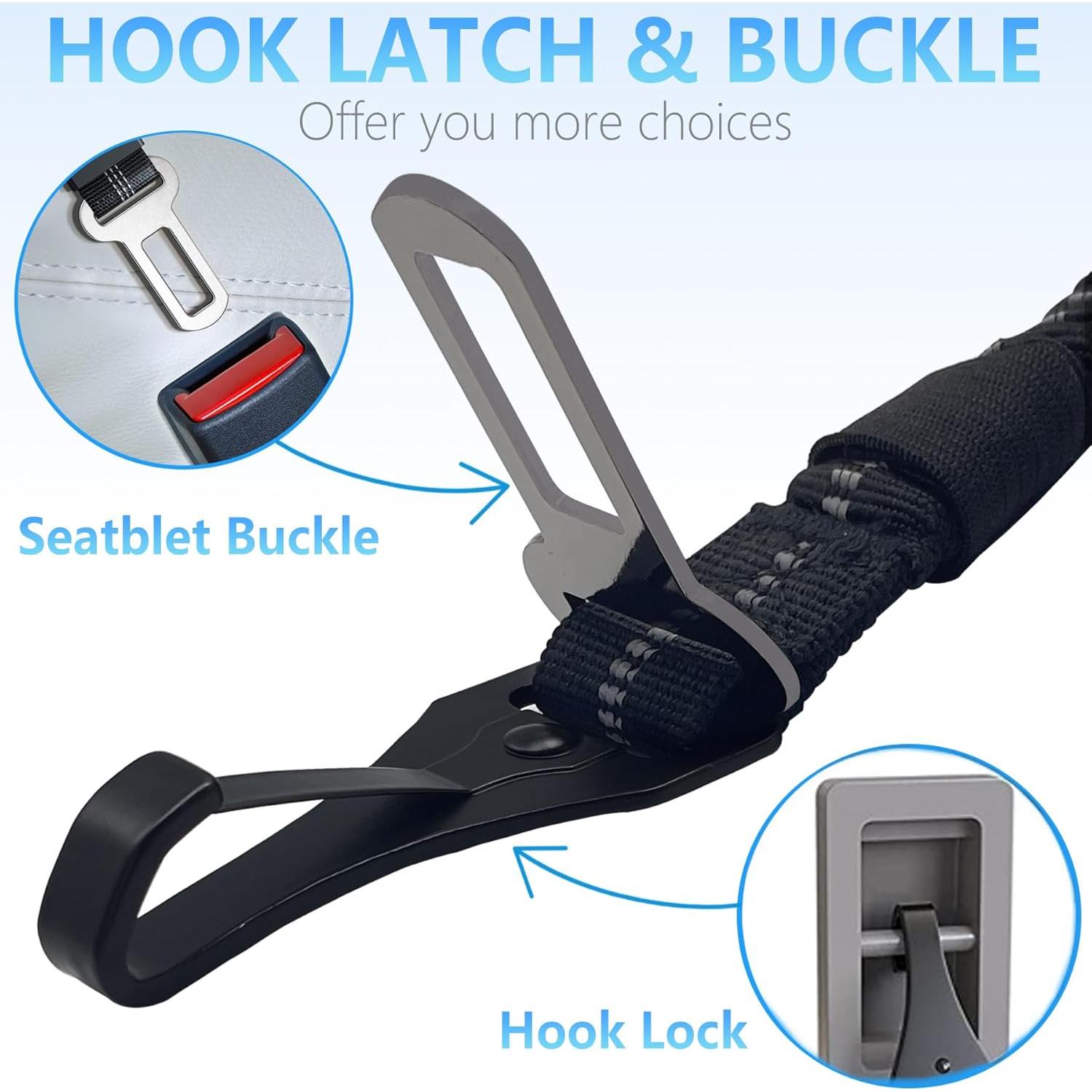 Cinturón de Seguridad para Perros TRIPOLACO Ajustable 3 en 1