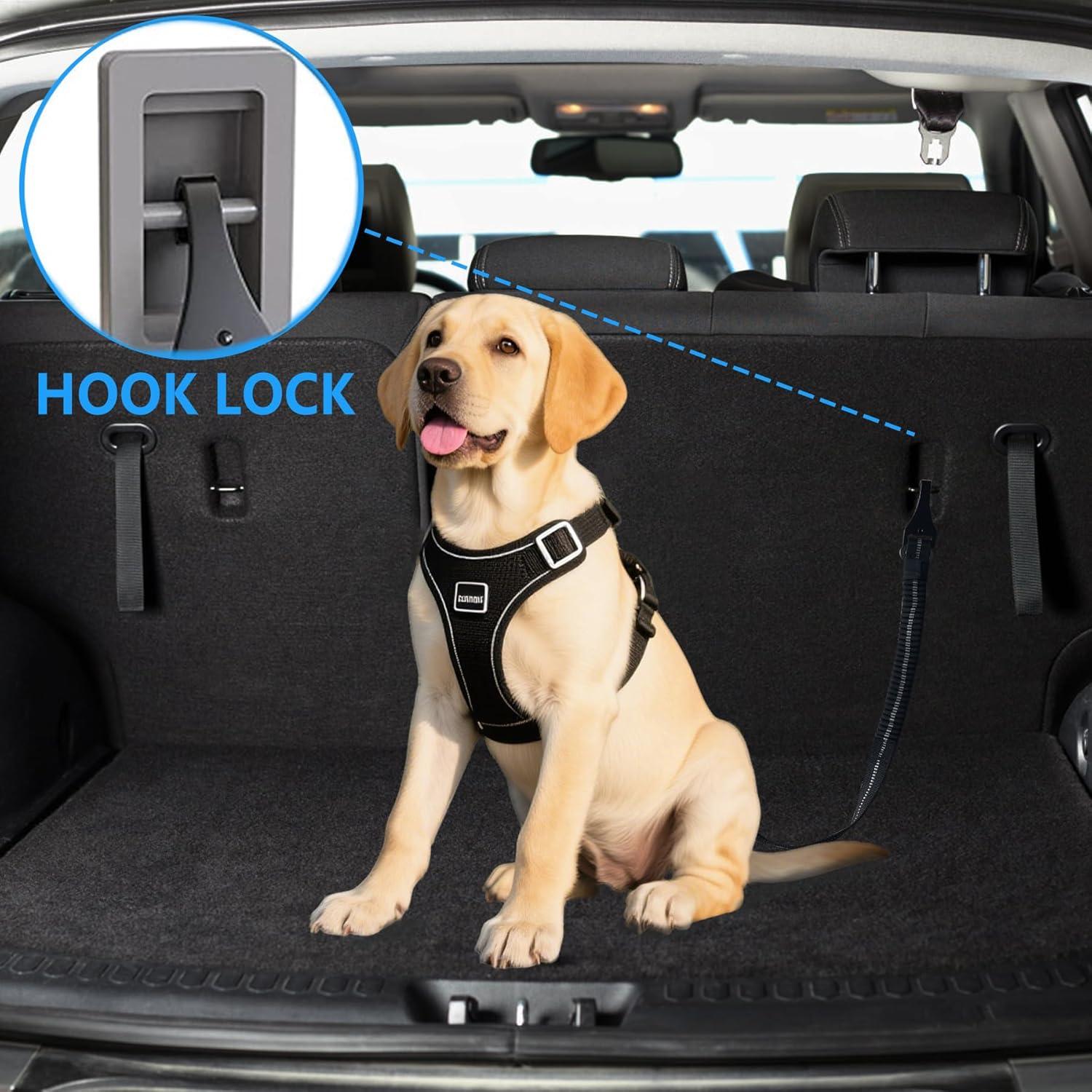 Cinturón de Seguridad para Perros TRIPOLACO Ajustable 3 en 1