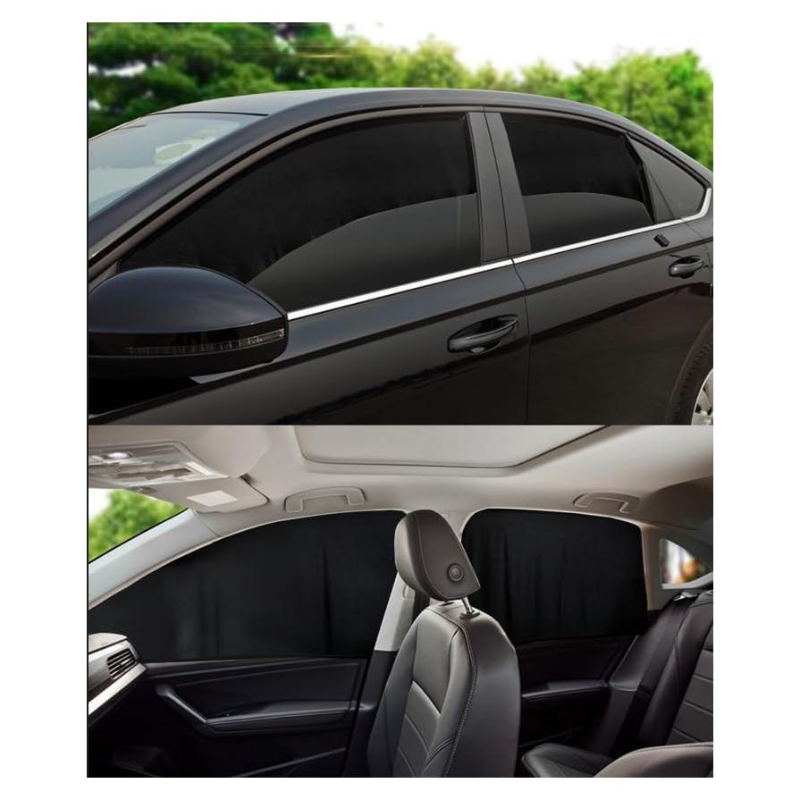 Cortinas Solares Magnéticas SnyGardn para Ventanas de Auto