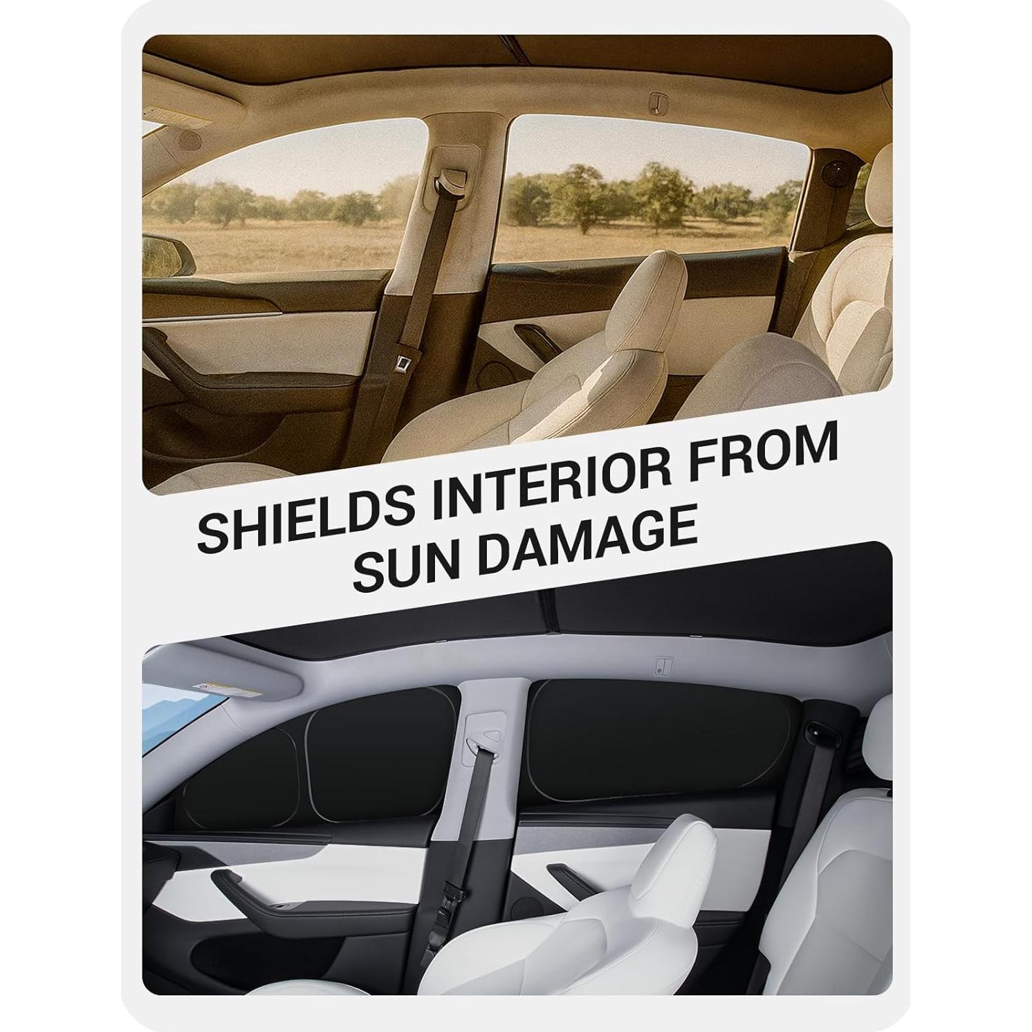 Sombra de Ventana Lateral BASENOR para Tesla Model Y 2020-2026